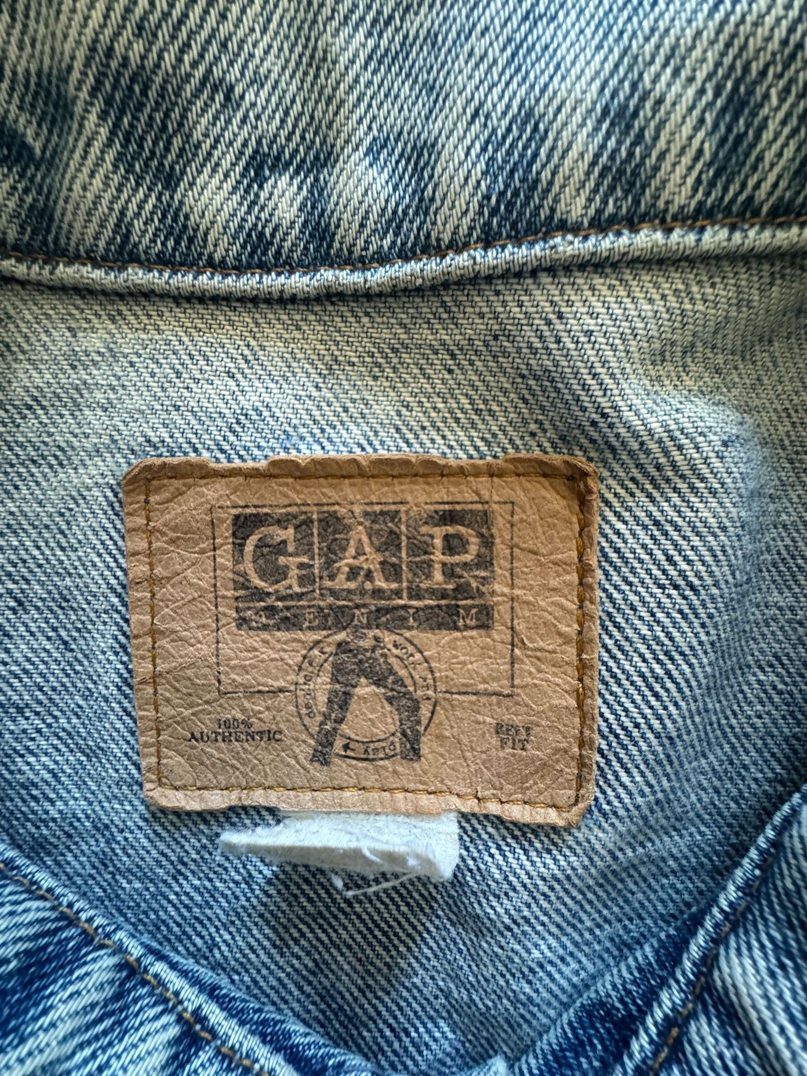 Gap Vintage 90s Gap Jean Jacket - Made in USA Size US XL / EU 56 / 4 - 6 Thumbnail