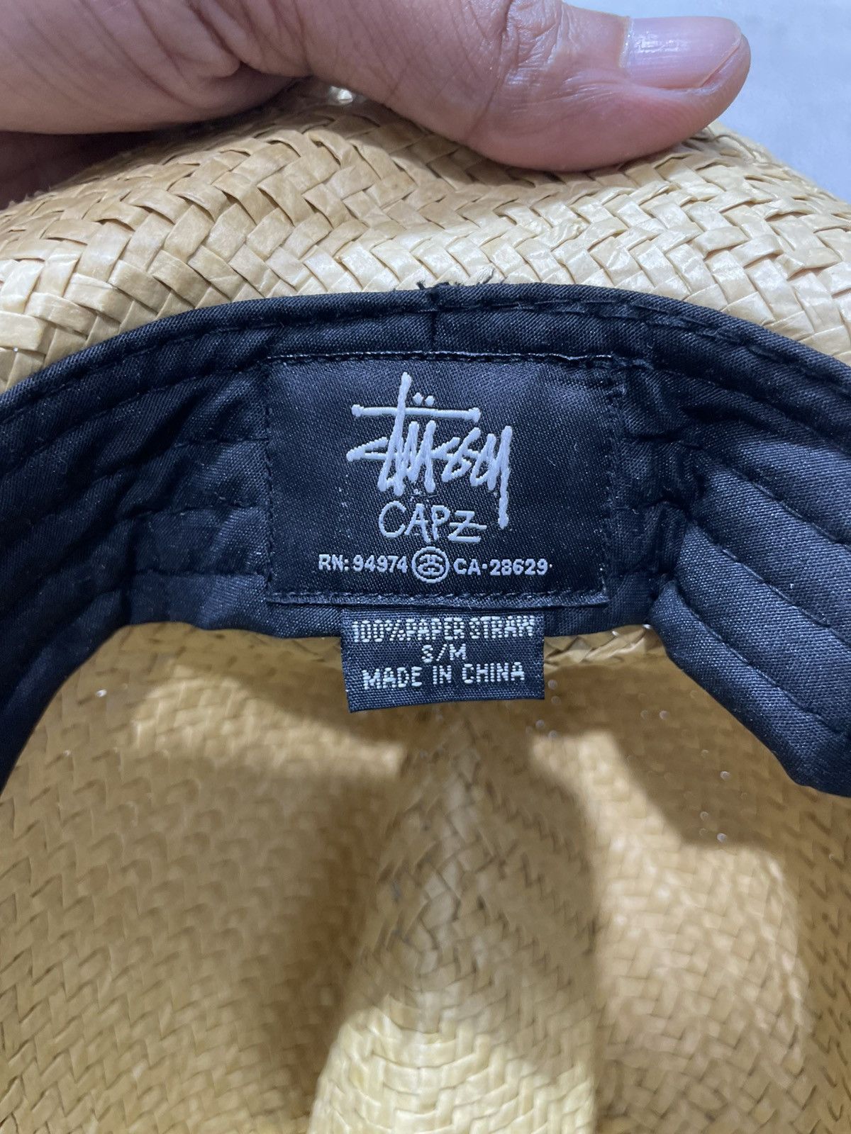 Stussy Stussy Paper Straw Crusher Bucket Hat Size ONE SIZE - 6 Thumbnail