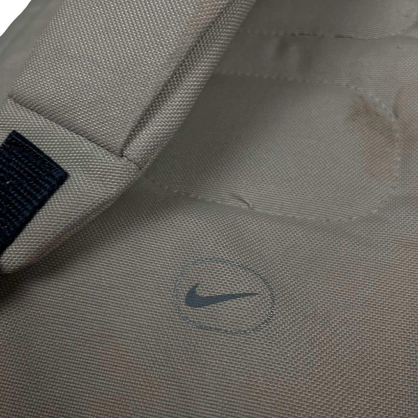 Nike × Vintage Nike Men's Gray Black Polyester Swoosh Pockets Backpack Bag Size ONE SIZE - 8 Thumbnail