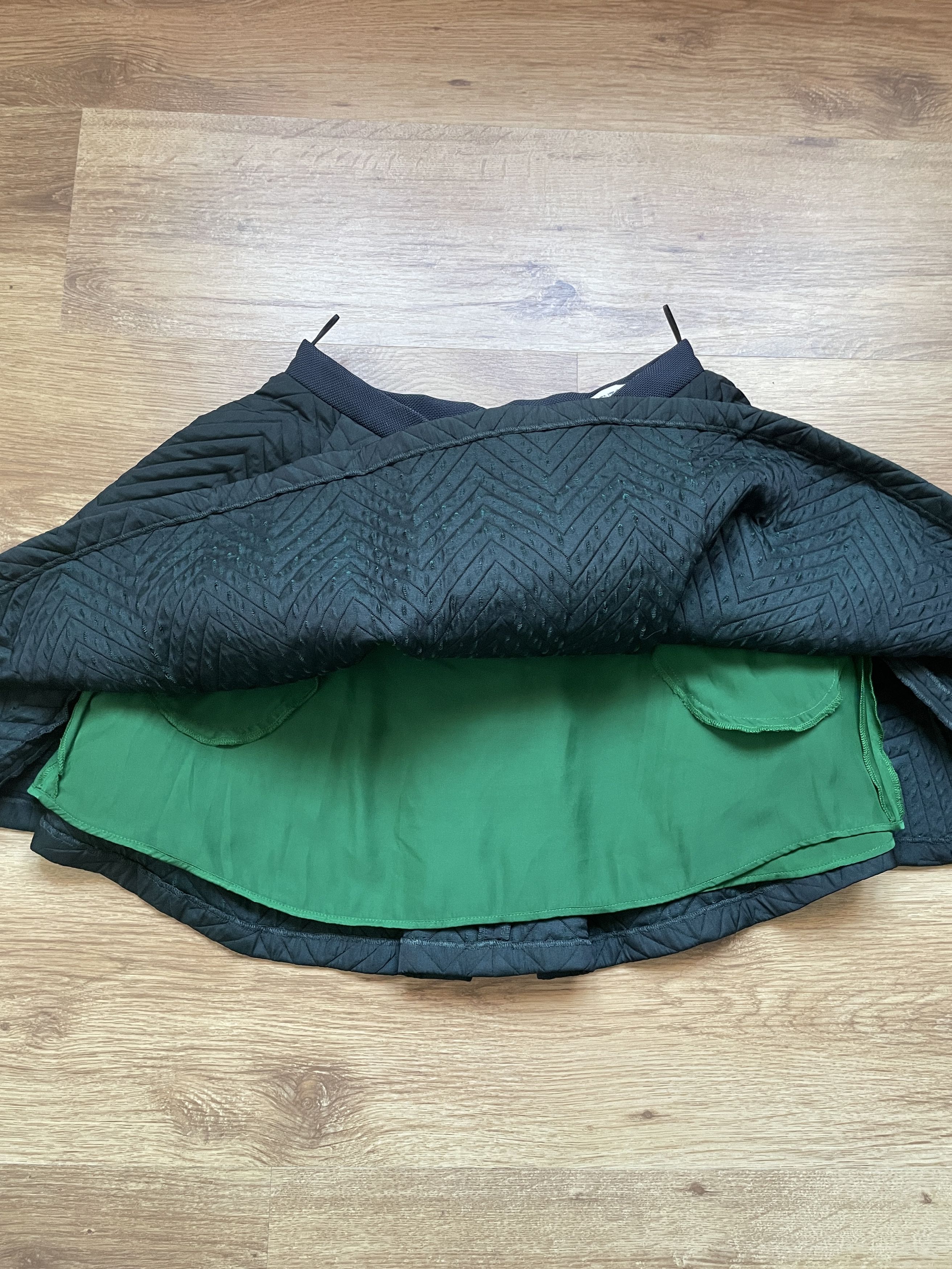 Kenzo Kenzo Paris Quilted Flared Padded Mini Skirt Size EUR 36 Size 25" / US 0 / IT 36 - 4 Thumbnail