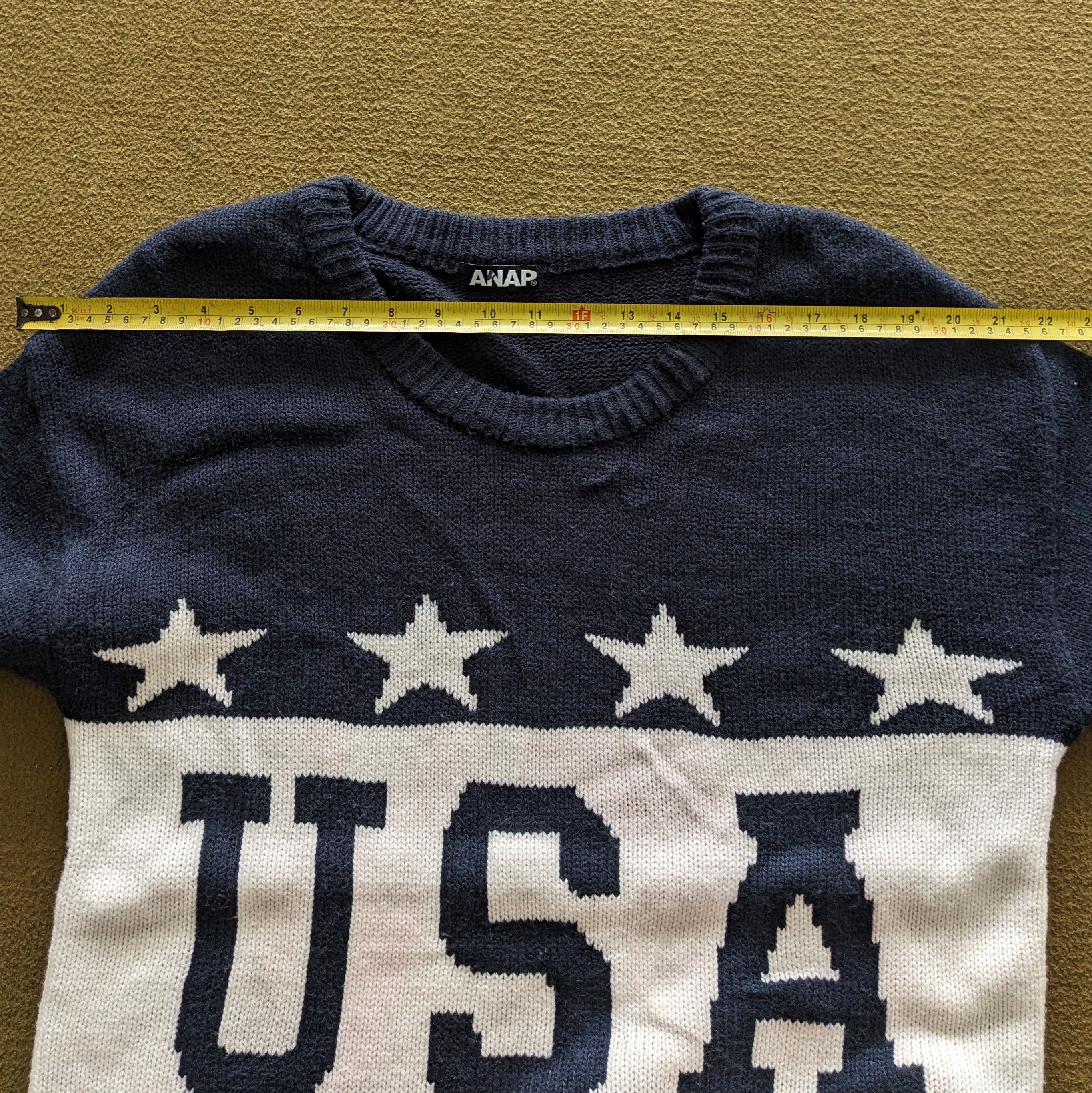Vintage Vintage ANAP USA American Flag Sweatshirt Size US M / EU 48-50 / 2 - 4 Thumbnail