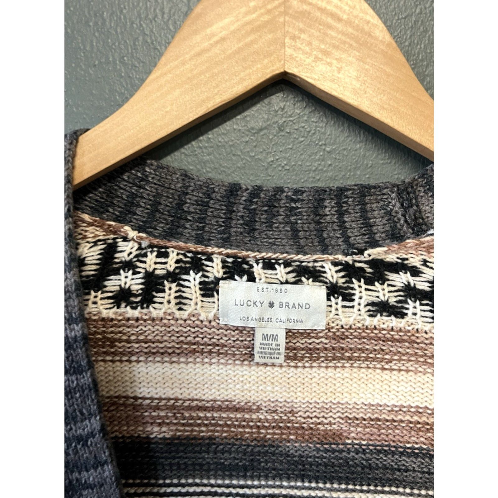 Lucky Brand Lucky Brand Cardigan Women's Multicolor Knit Sweater Size M Size M / US 6-8 / IT 42-44 - 3 Thumbnail