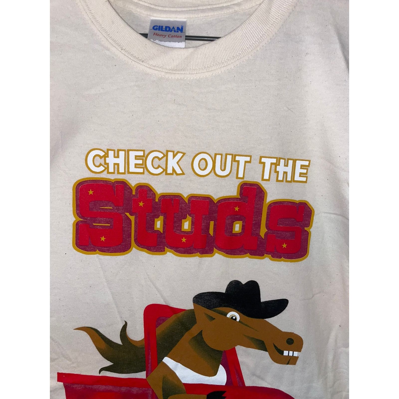 Gildan 2009 Kansas State Fair Check out The Studs Horse Shirt Large Size US L / EU 52-54 / 3 - 2 Thumbnail