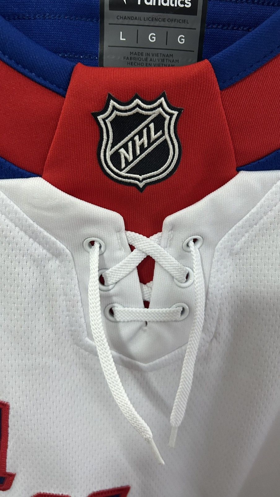 NHL New York Rangers Away Hockey Jersey Fanatics Size US L / EU 52-54 / 3 - 5 Thumbnail