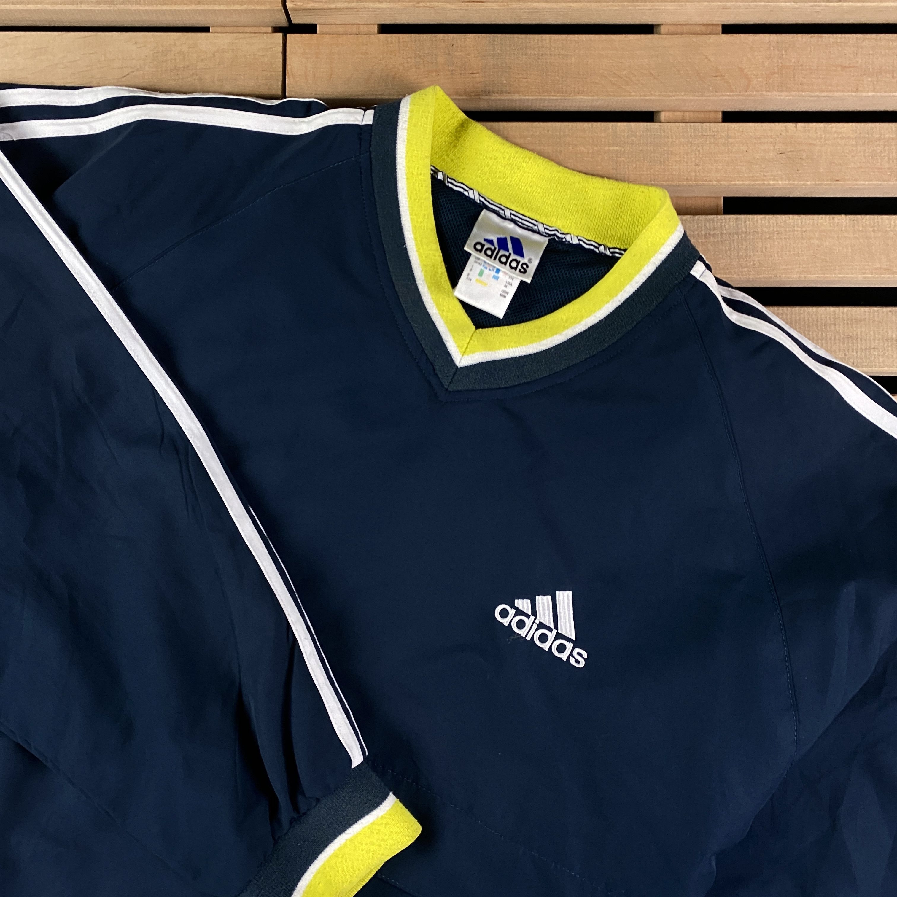Adidas × Vintage Men’s Sweatshirt Long Sleeve Adidas Vintage Size M Blue Size US M / EU 48-50 / 2 - 2 Thumbnail