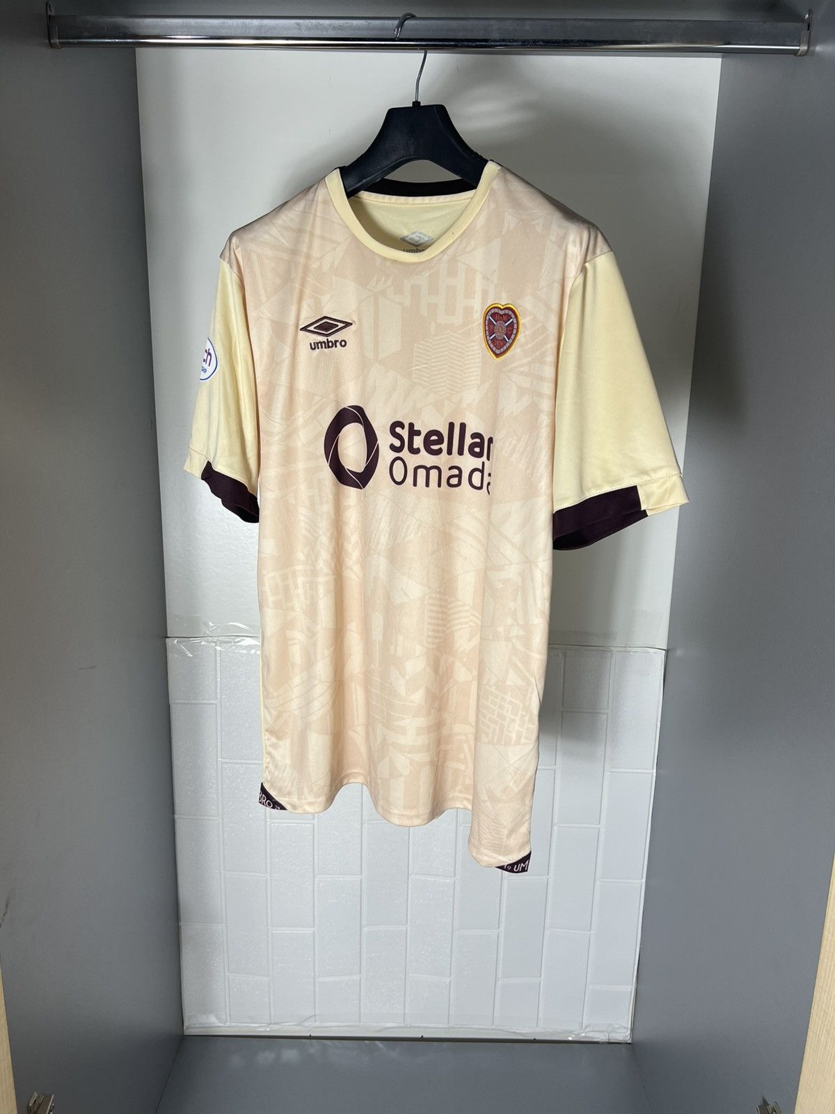 Adidas × Vintage VERY RARE FC HEART OF MIDLOTHIAN ENGLAND SOCCER JERSEY RETRO Size US XL / EU 56 / 4 - 2 Thumbnail