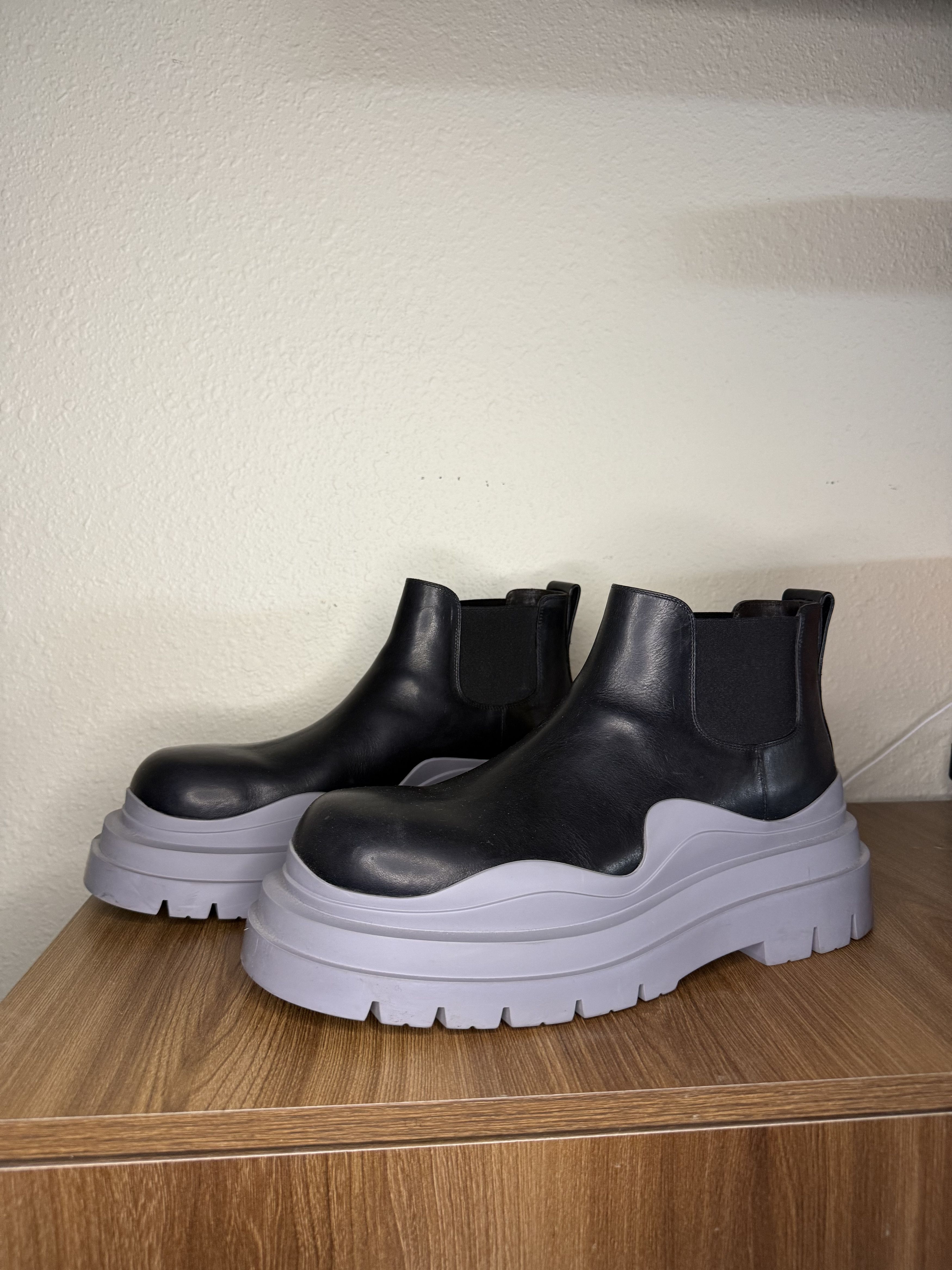 Bottega Veneta Tire Ankle Boot Size US 12.5 / EU 45-46 - 1 Thumbnail