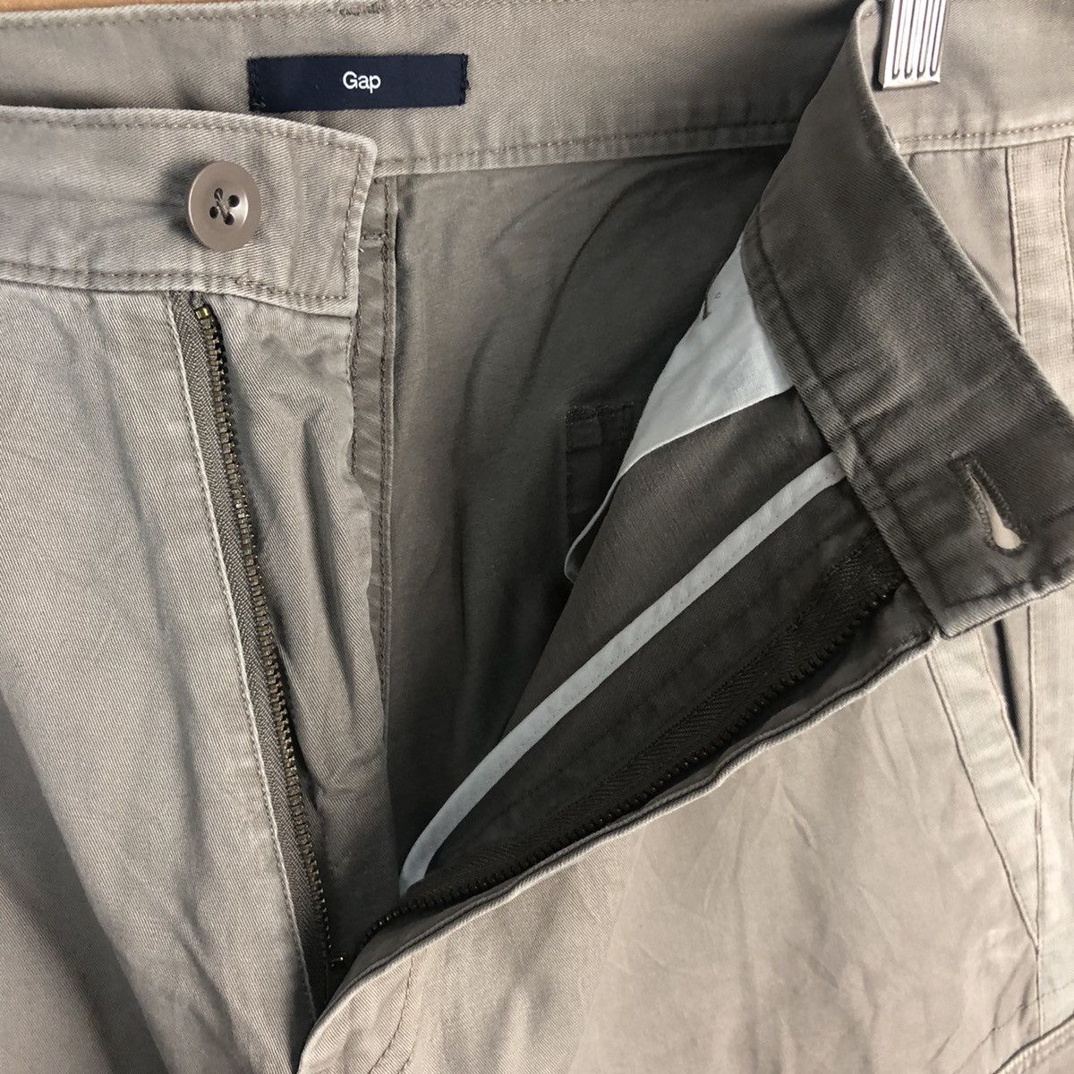 Gap DLL Gap Brown Cargo Multipocket Pants #C659 Size US 33 - 12 Thumbnail