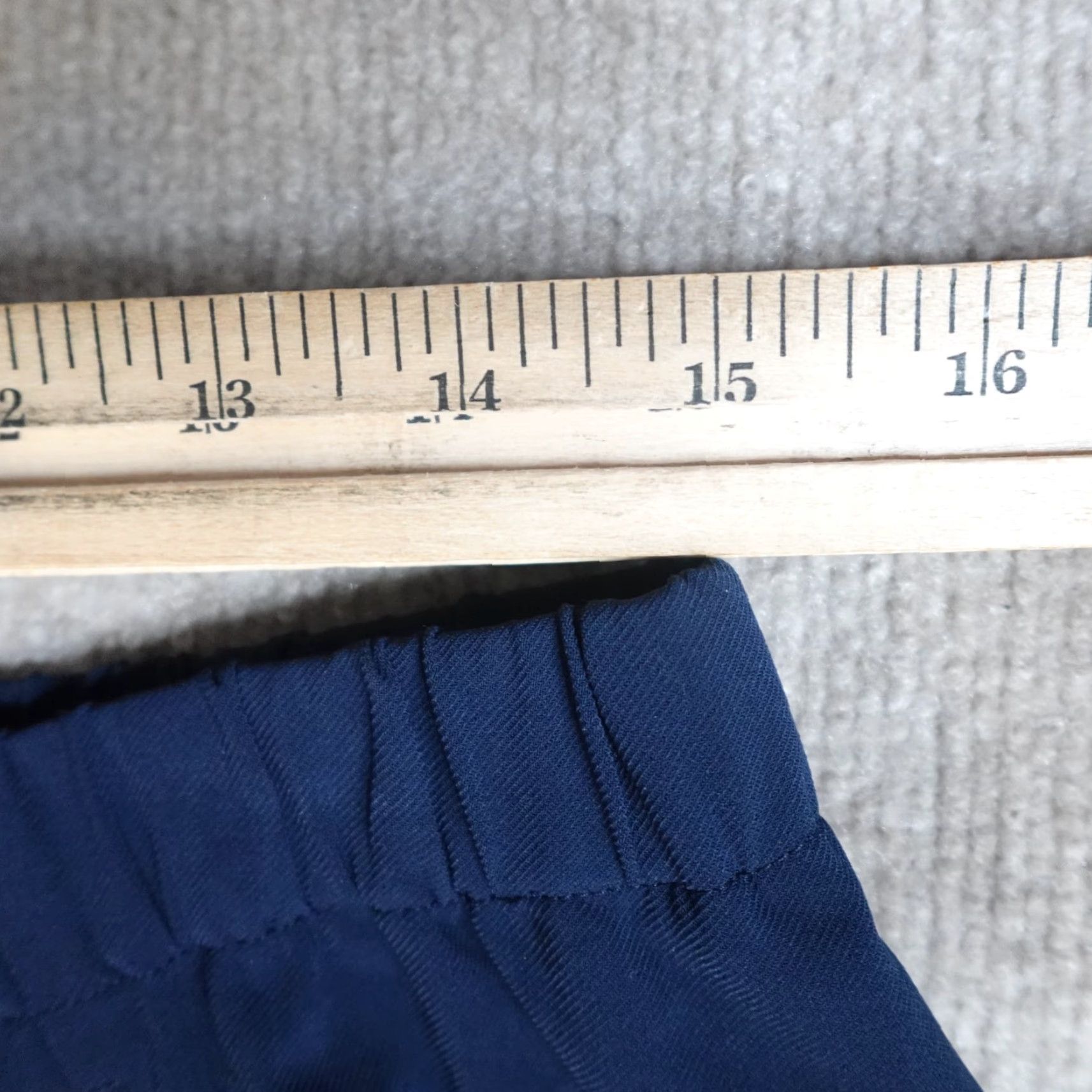 Vince Vince Womens Pants Large Blue Solid Stretch Waist Pull On Career Dress Pants Wide-Leg Mens? Womens Size 36" / US 14 / IT 50 - 6 Thumbnail