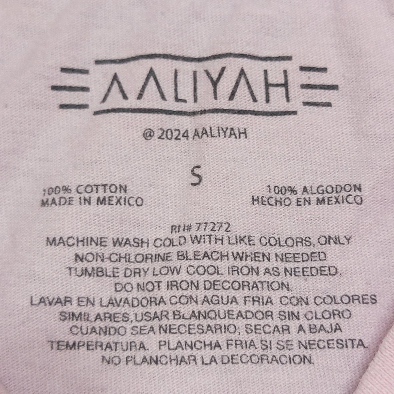 Other Aaliyah Pink Tee w/ Butterflies - Size Small Size S / US 4 / IT 40 - 4 Thumbnail