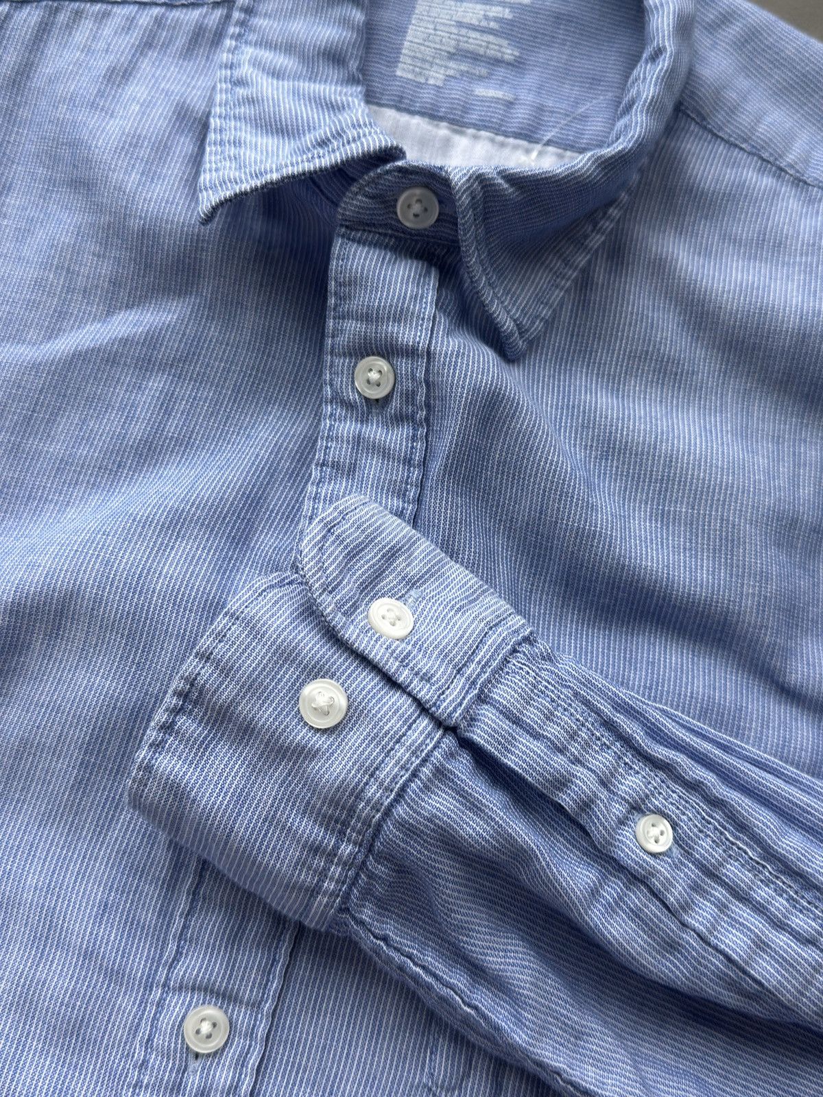 Muji MUJI Mens Double Gauze Long Sleeve Organic Cotton Shirt Size US L / EU 52-54 / 3 - 7 Thumbnail