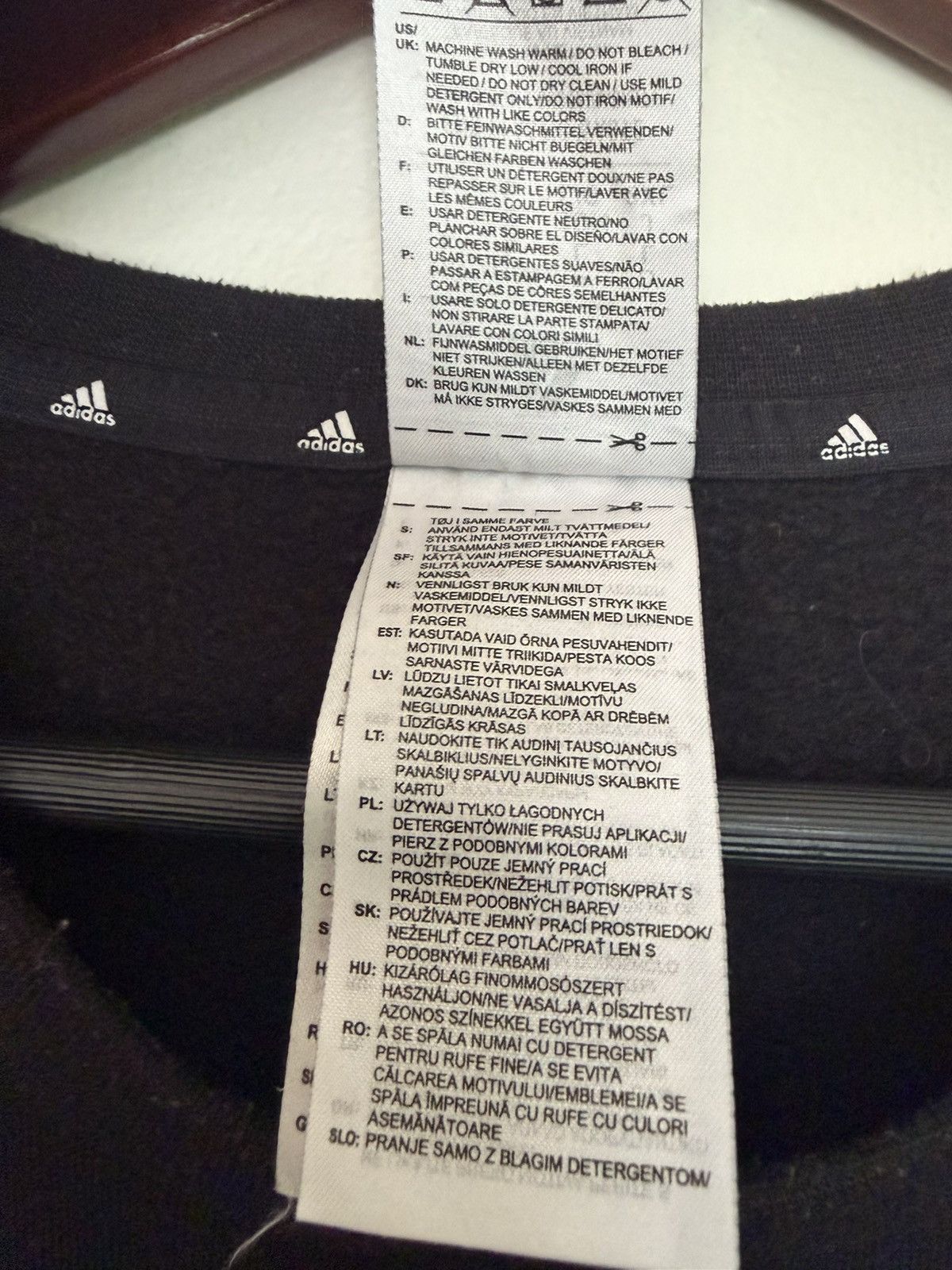 Adidas Adidas grey & black long sleeve Size US L / EU 52-54 / 3 - 4 Thumbnail