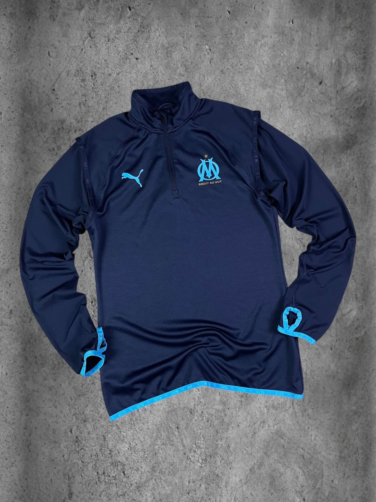 Puma × Vintage Vintage Puma Marseille FC Quarter zip training sweatshirt Size US S / EU 44-46 / 1 - 1 Thumbnail