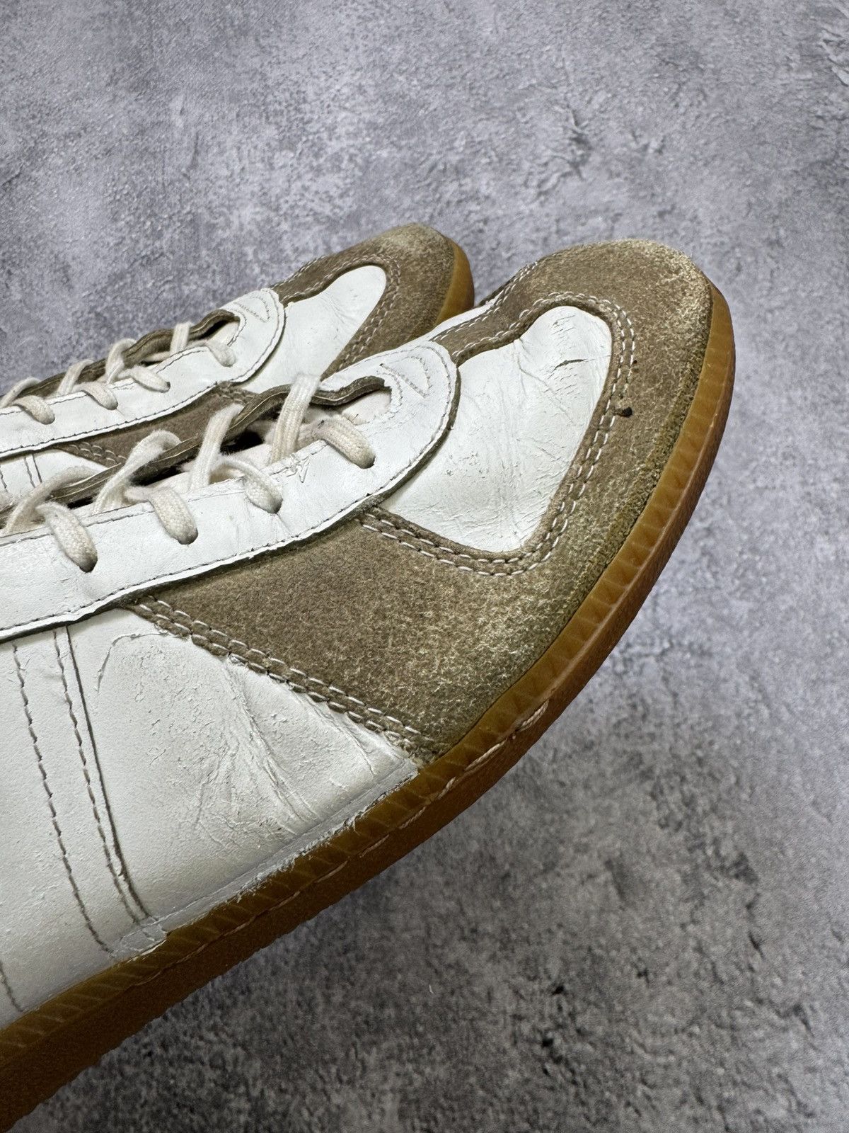 Vintage GAT Margiela style BW-sport 285 leather trainers shoes Size US 11.5 / EU 44-45 - 9 Thumbnail