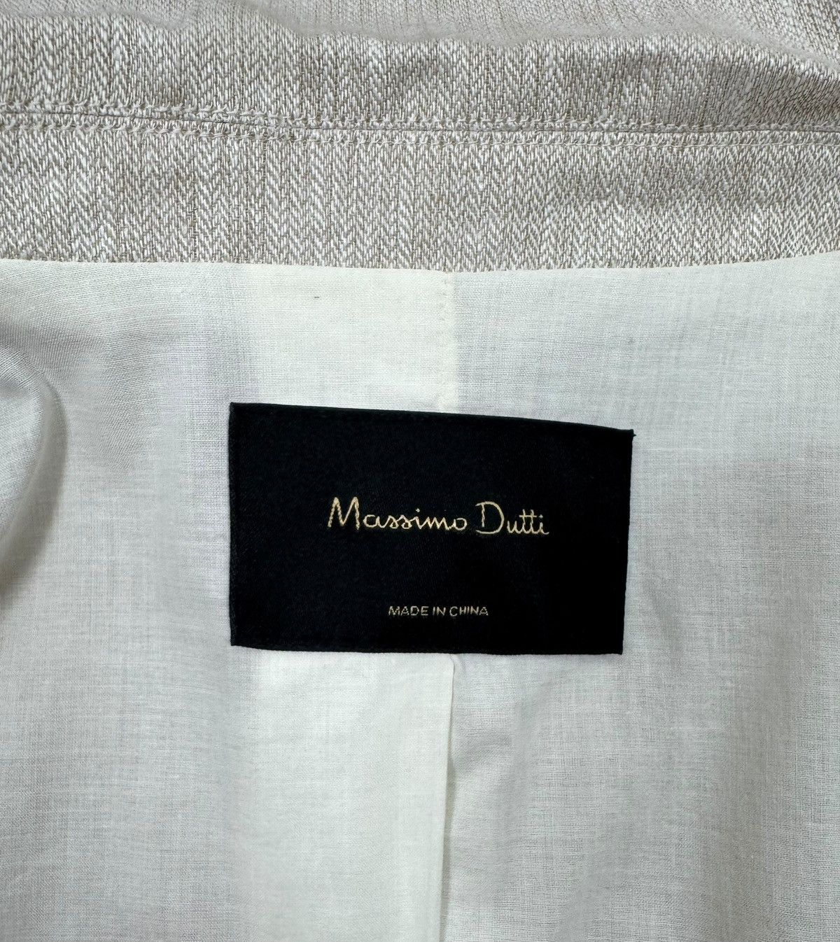 Massimo Dutti Massimo Dutti Linen Blazer Ivory size US8 EU40 Size M / US 6-8 / IT 42-44 - 10 Thumbnail