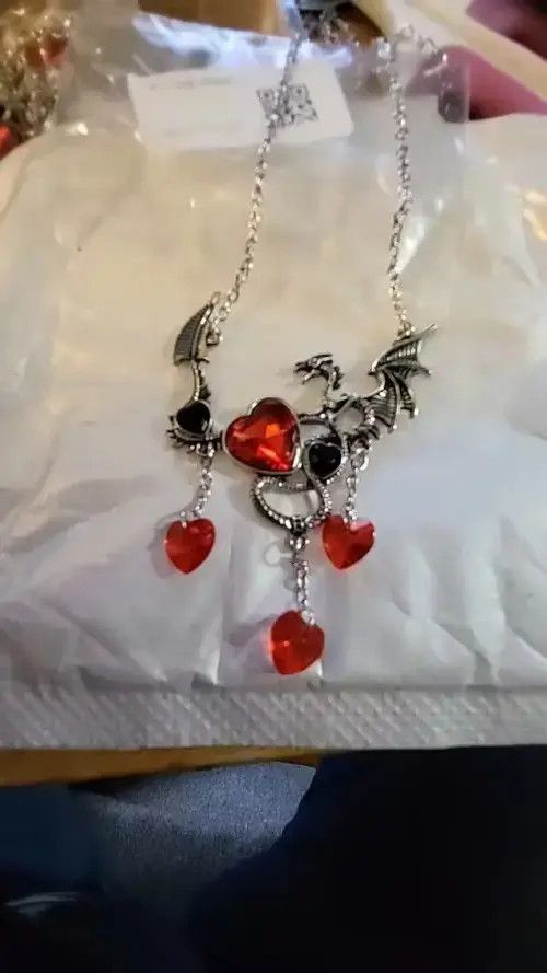 VIBE Heart-Shaped Men's Pendant Necklace Size ONE SIZE - 4 Thumbnail