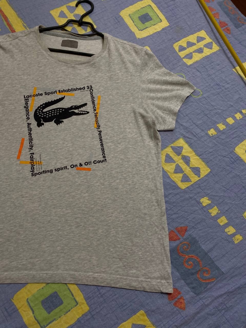Lacoste Lacoste T-shirt Big Logo Size US S / EU 44-46 / 1 - 4 Thumbnail