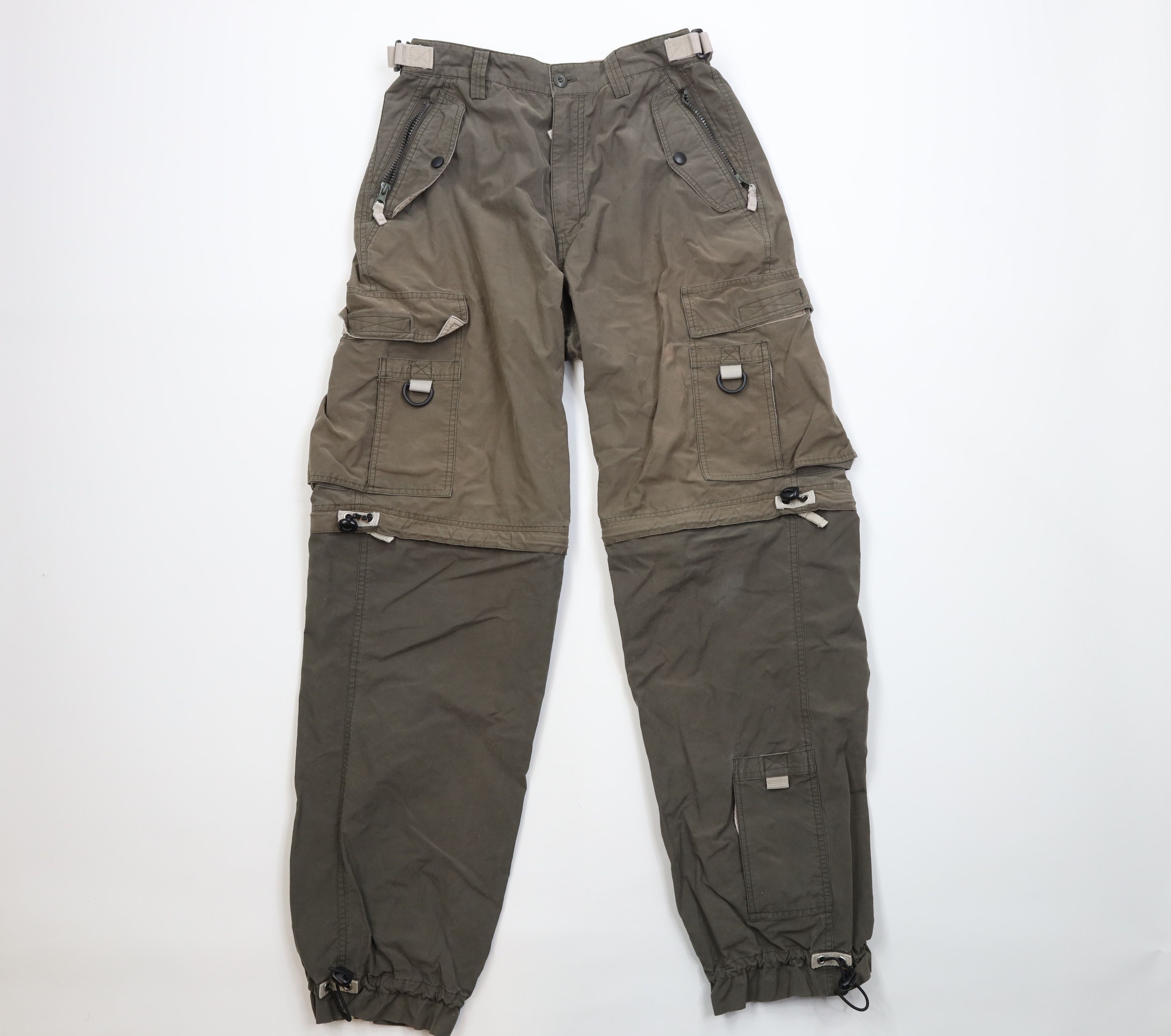 Vintage Vintage 90s Y2K Streetwear Convertible Paratrooper Pants Size US 30 / EU 46 - 1 Thumbnail