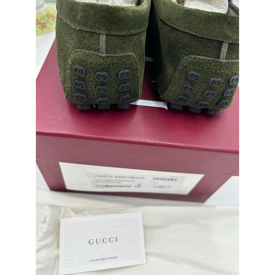 Gucci Gucci GG embossed suede driver loafers size 9 fits 9.5 US Size US 9.5 / EU 42-43 - 6 Thumbnail