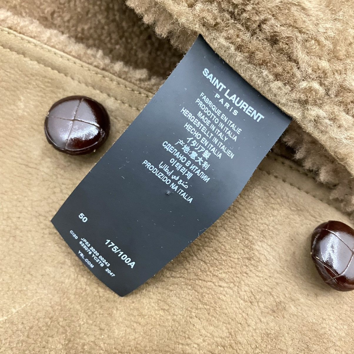 Saint Laurent Paris Saint Laurent Shearling Jacket Size US L / EU 52-54 / 3 - 6 Thumbnail