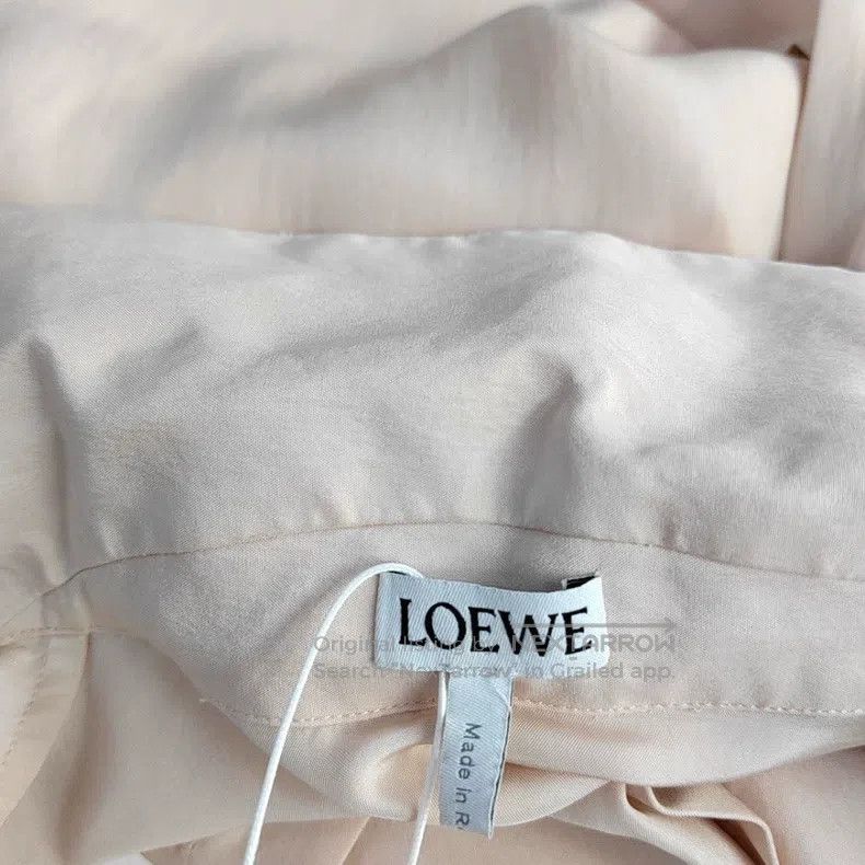 Loewe Loewe Pink Mulberry Silk Long Sleeve Shirt Size XXS / US 00 / IT 34 - 5 Thumbnail