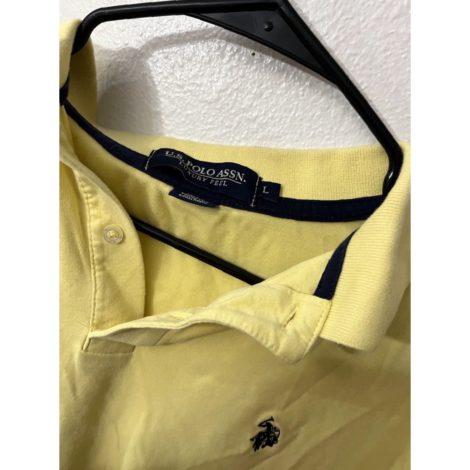 U.S. Polo Assn. U.S. Polo Assn. Luxury Feel Shirt Men's Large Yellow W/ Logo Size US L / EU 52-54 / 3 - 3 Thumbnail