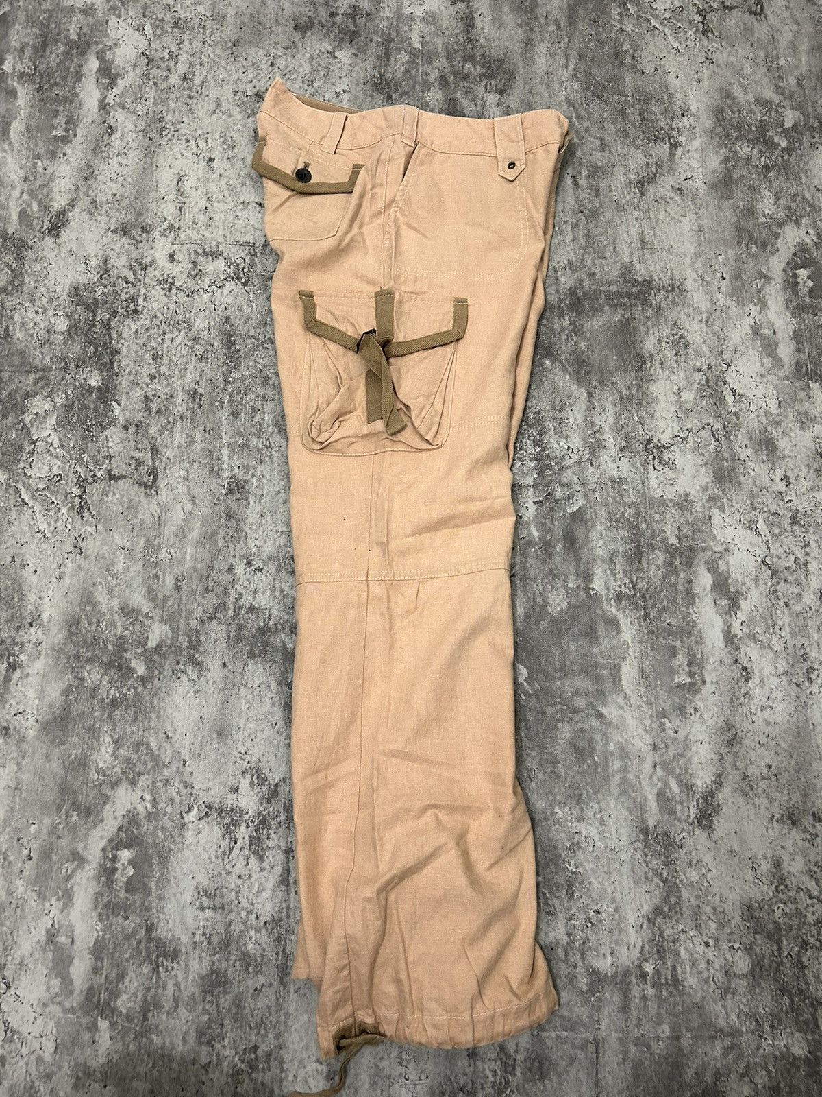 If Six Was Nine × Japanese Brand × Le Grande Bleu (L.G.B.) Ozoz Japan parachute Cargo Flare Pants Size US 30 / EU 46 - 3 Thumbnail