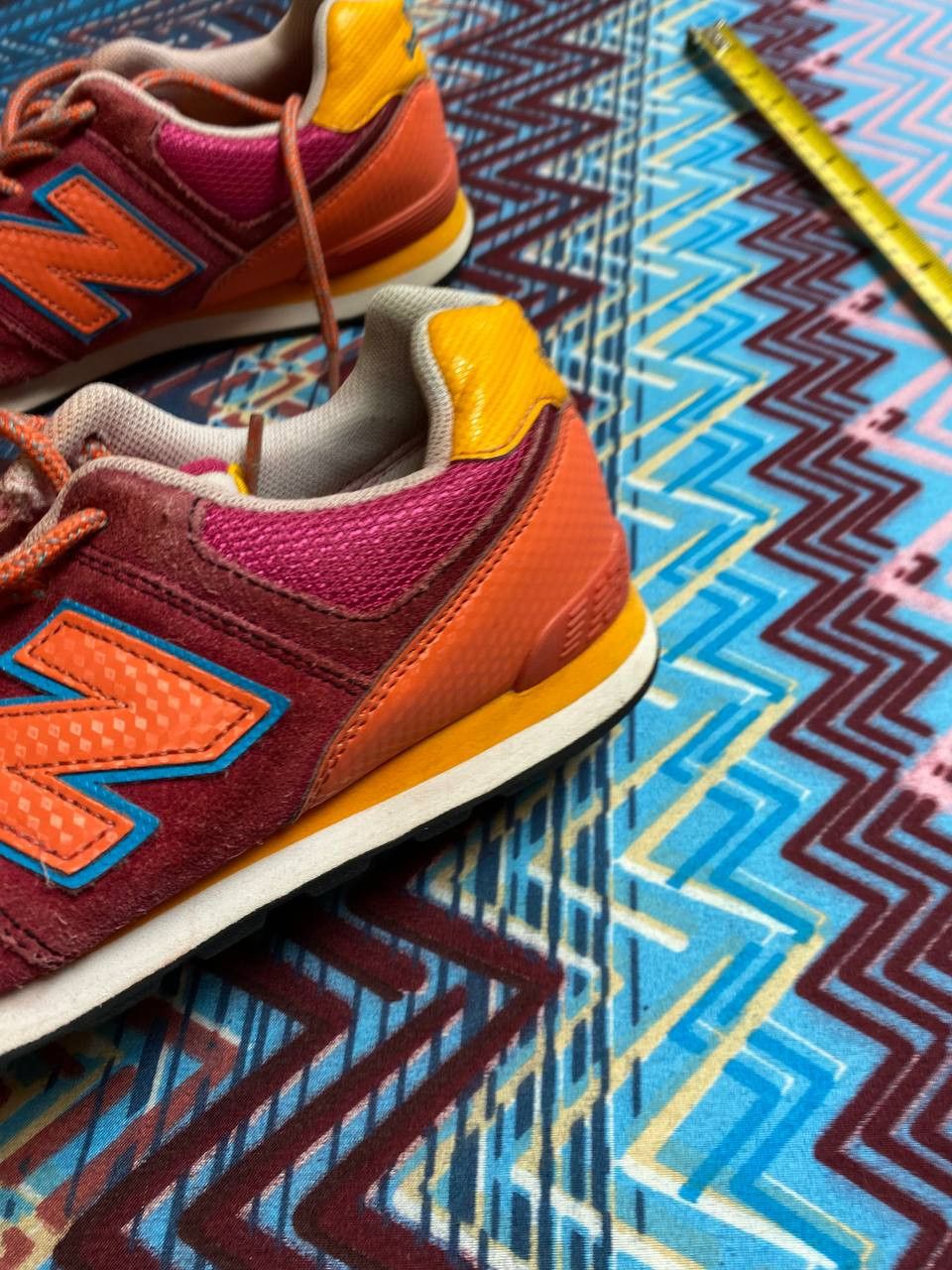 New Balance Low-Top Sneakers New Balance big logo Vintage Streetwear Y2K Size US 6.5 / IT 36.5 - 5 Thumbnail