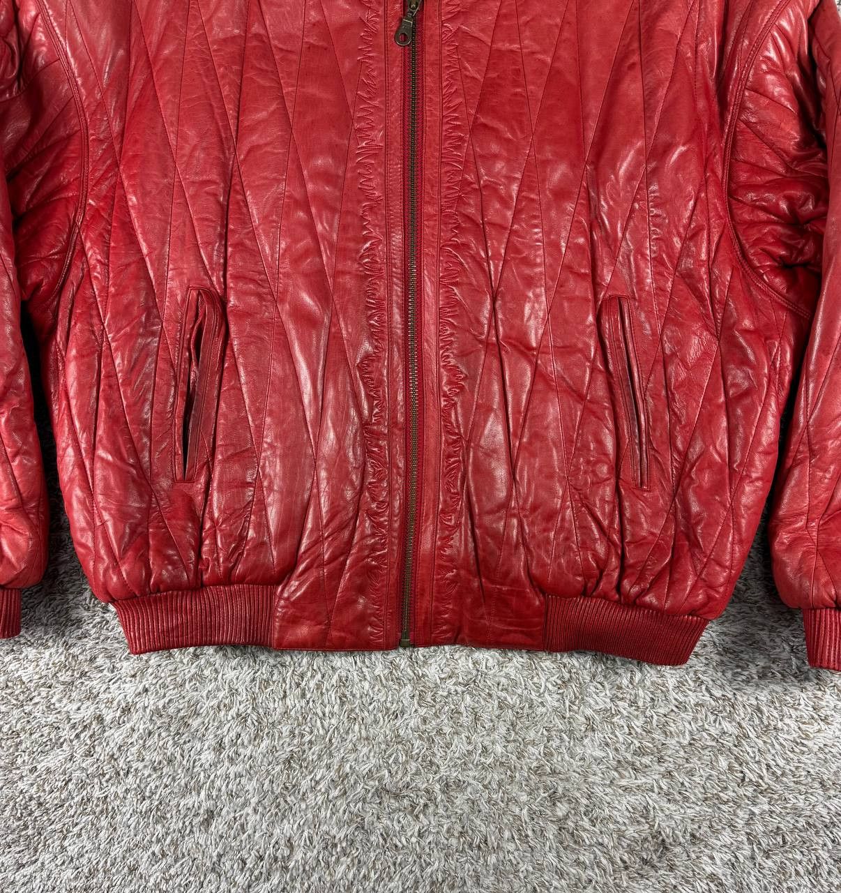 Marc Buchanan Vintage Marc Buchanan Quilted Bomber Embossed Native Chief Size US L / EU 52-54 / 3 - 4 Thumbnail