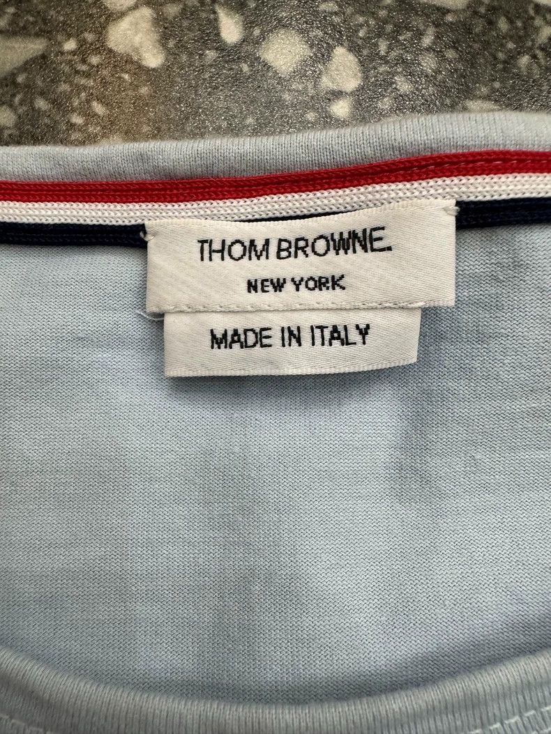 Thom Browne Thom browne Blue stripe short sleeves 2503-Nextarrow Size US XL / EU 56 / 4 - 5 Thumbnail