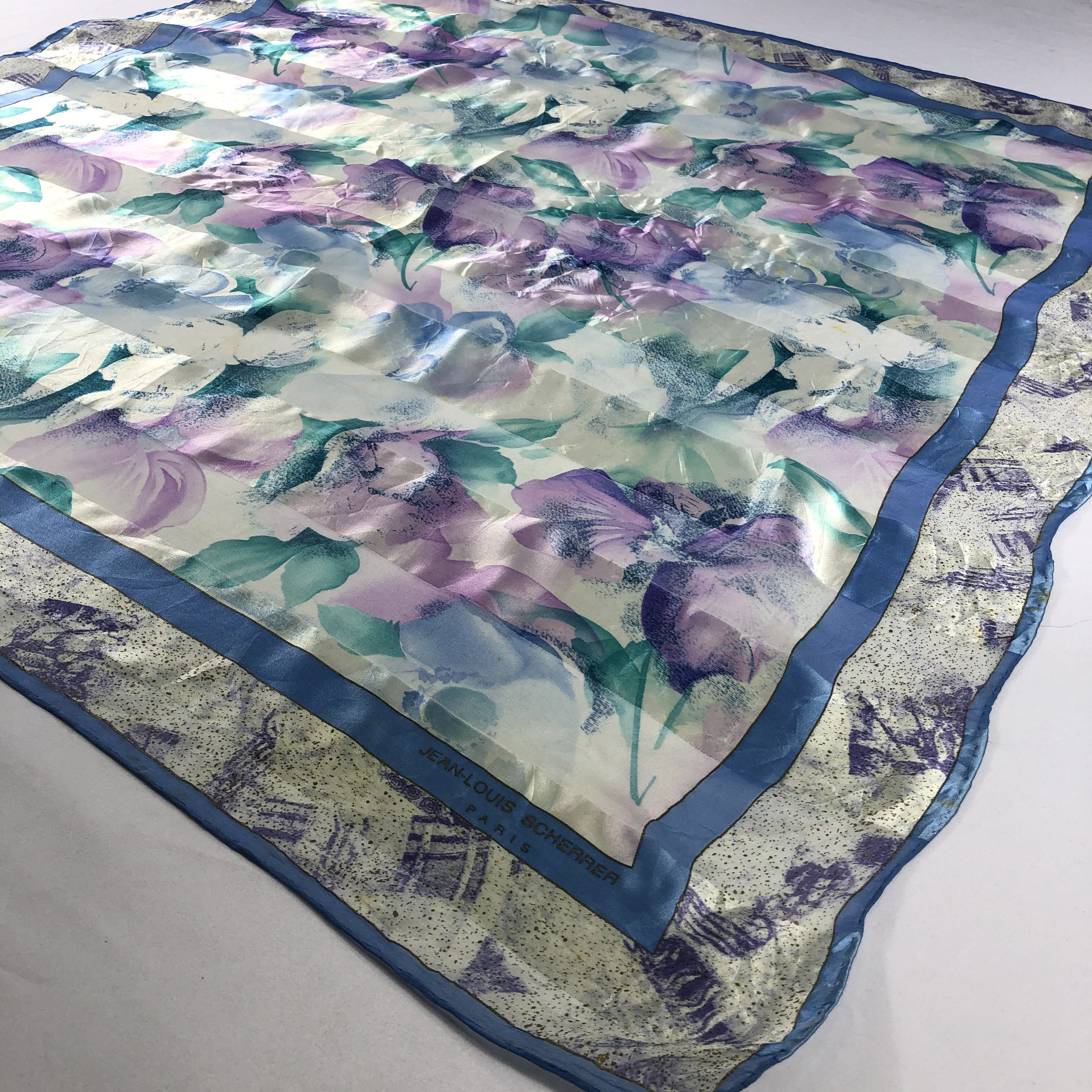 Jean-Louis Scherrer Vintage Jean Louis Scherrer Silk Scarf Size ONE SIZE - 3 Thumbnail