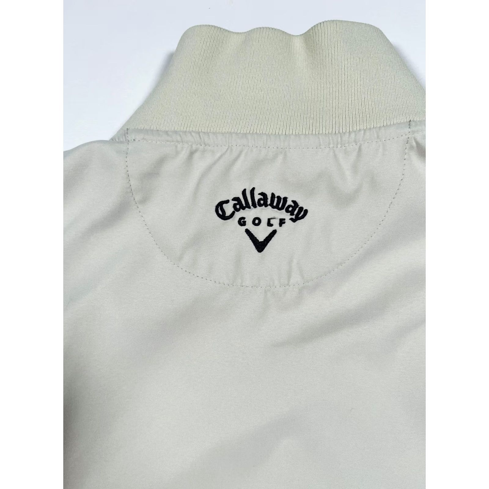 Callaway Callaway Vest Mens M Beige Half Zip Sleeveless Golf Logo Windbreaker Lined Zip Pockets Lightweight Elastic Hem Size US M / EU 48-50 / 2 - 6 Thumbnail