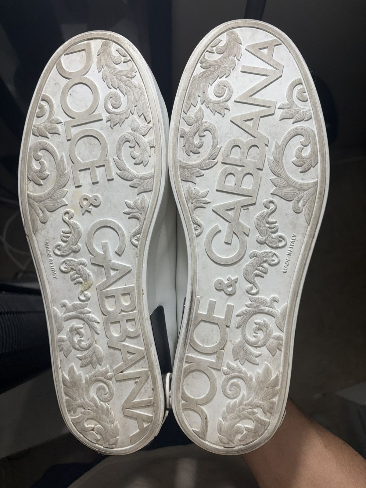 Dolce & Gabbana Dolce & Gabbana CS 1587 Leather Sneakers Size US 11 / EU 44 - 4 Thumbnail