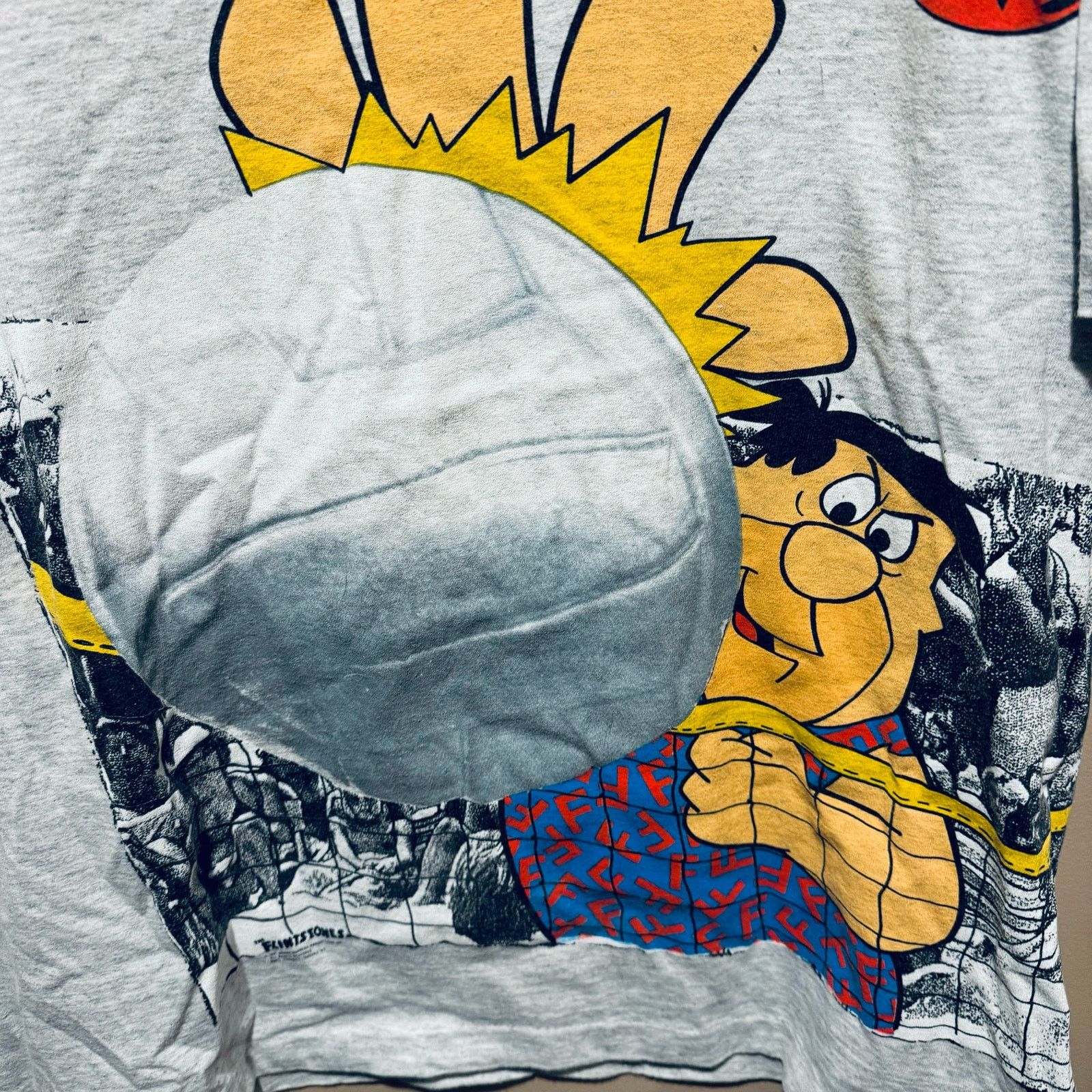 Anvil Vintage Fred Flintstone T Shirt Size US XL / EU 56 / 4 - 6 Thumbnail