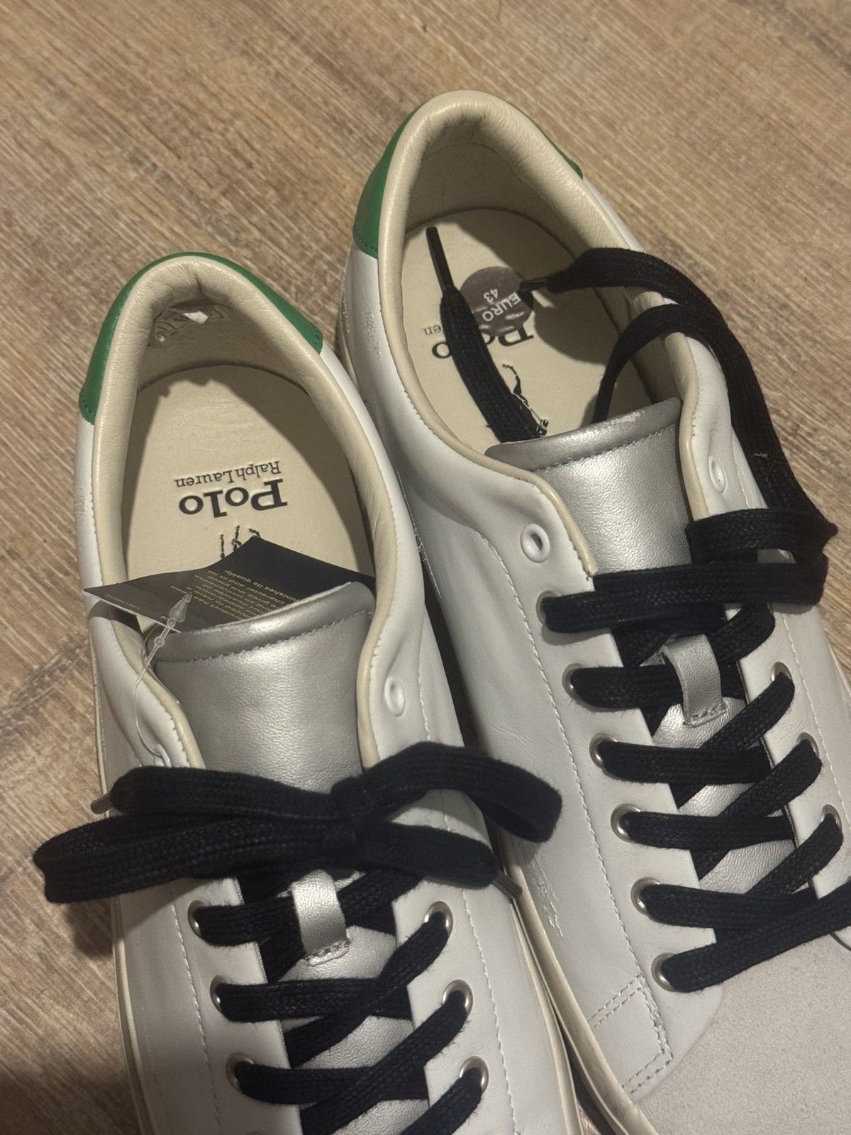 Polo Ralph Lauren Polo Ralph Lauren White Leather Trainers Size 43 27,5 cm Size US 10 / EU 43 - 6 Thumbnail