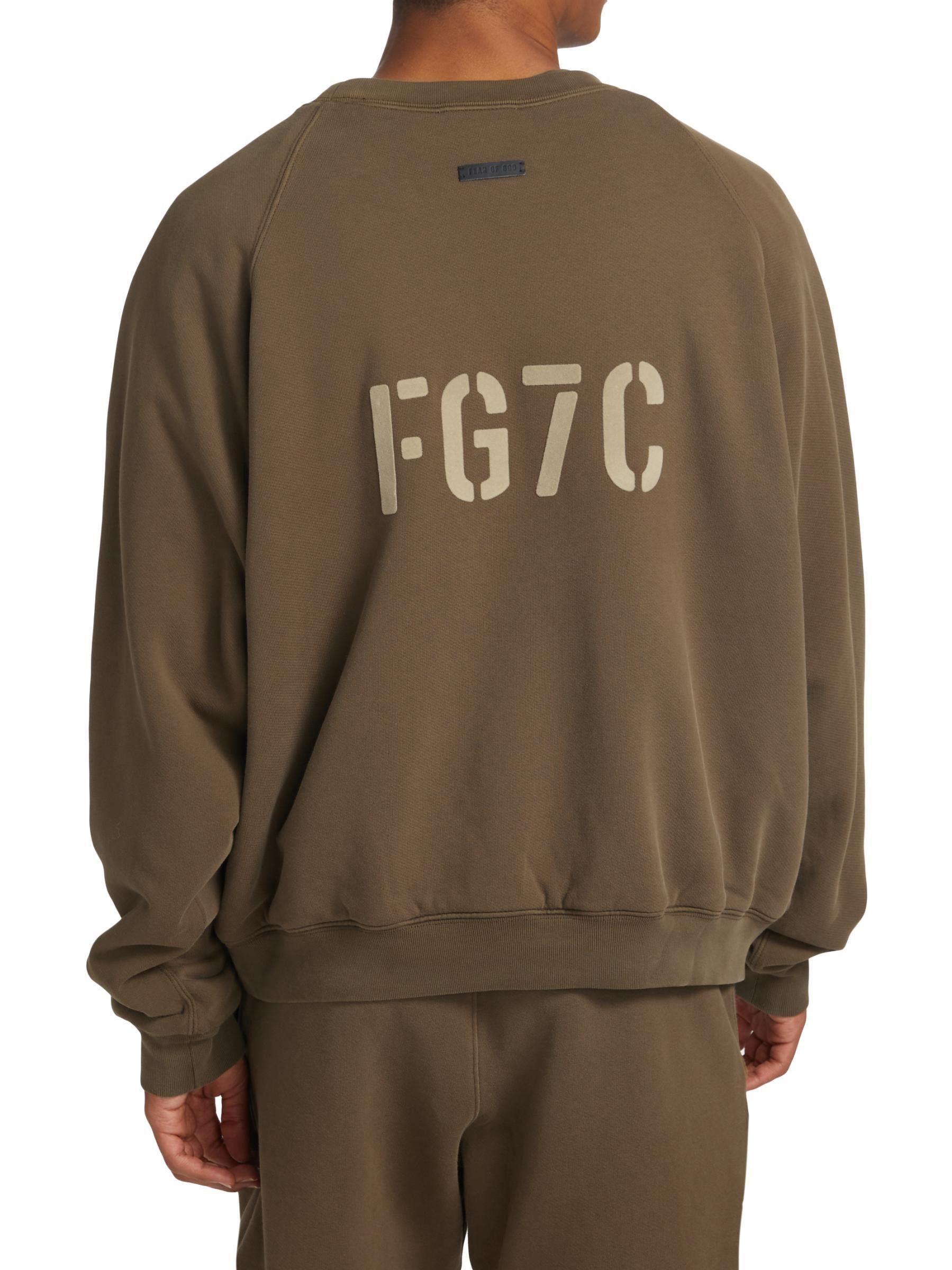 Fear of God o1y0125 Crewneck Sweatshirt in Brown Size US XS / EU 42 / 0 - 4 Thumbnail