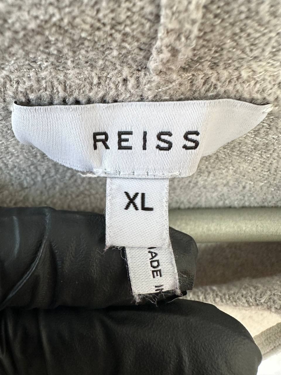 Reiss REISS Mercury Towelling Hoodie Gray With Pocket Size US XL / EU 56 / 4 - 13 Thumbnail