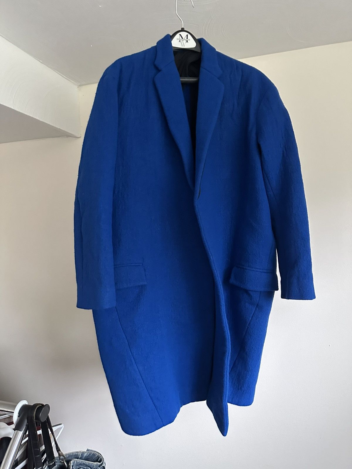 Celine Old Celine Fall 2010 Wool Coat Blue Phoebe Philo Era Size S / US 4 / IT 40 - 1 Thumbnail