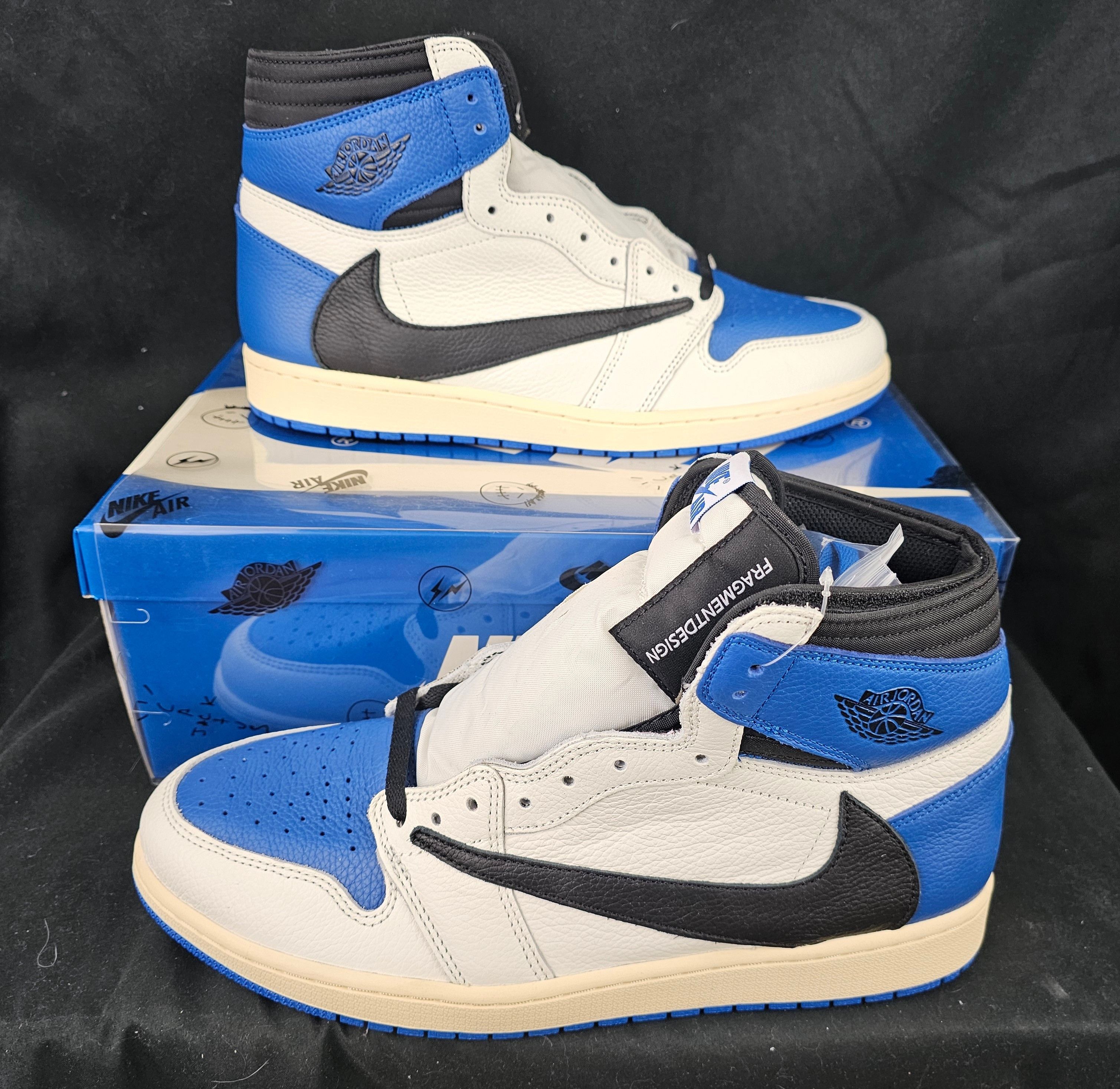 Fragment Design × Jordan Brand × Travis Scott Nike Jordan 1 High OG Fragment Design x Travis Scott Men's Size US 13 / EU 46 - 3 Thumbnail