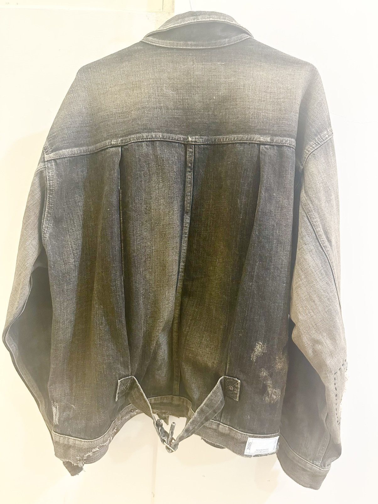 Neighborhood Neighborhood 25SS Destroyed Denim Jacket - Size XL Size US XL / EU 56 / 4 - 7 Thumbnail