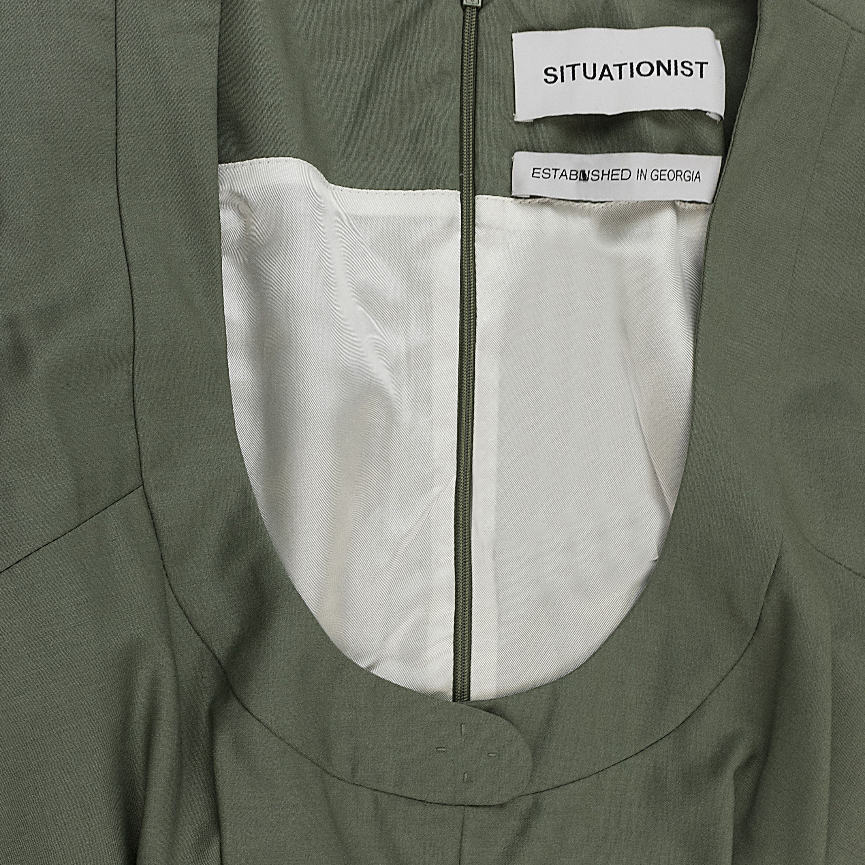 SITUATIONIST SHORT GREEN DRESS SIZE XS Size XS / US 0-2 / IT 36-38 - 1 Thumbnail