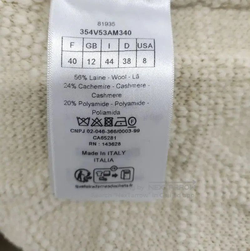 Other Dior Cream Wool Women's Cardigan Size L . Size L / US 10 / IT 46 - 5 Thumbnail