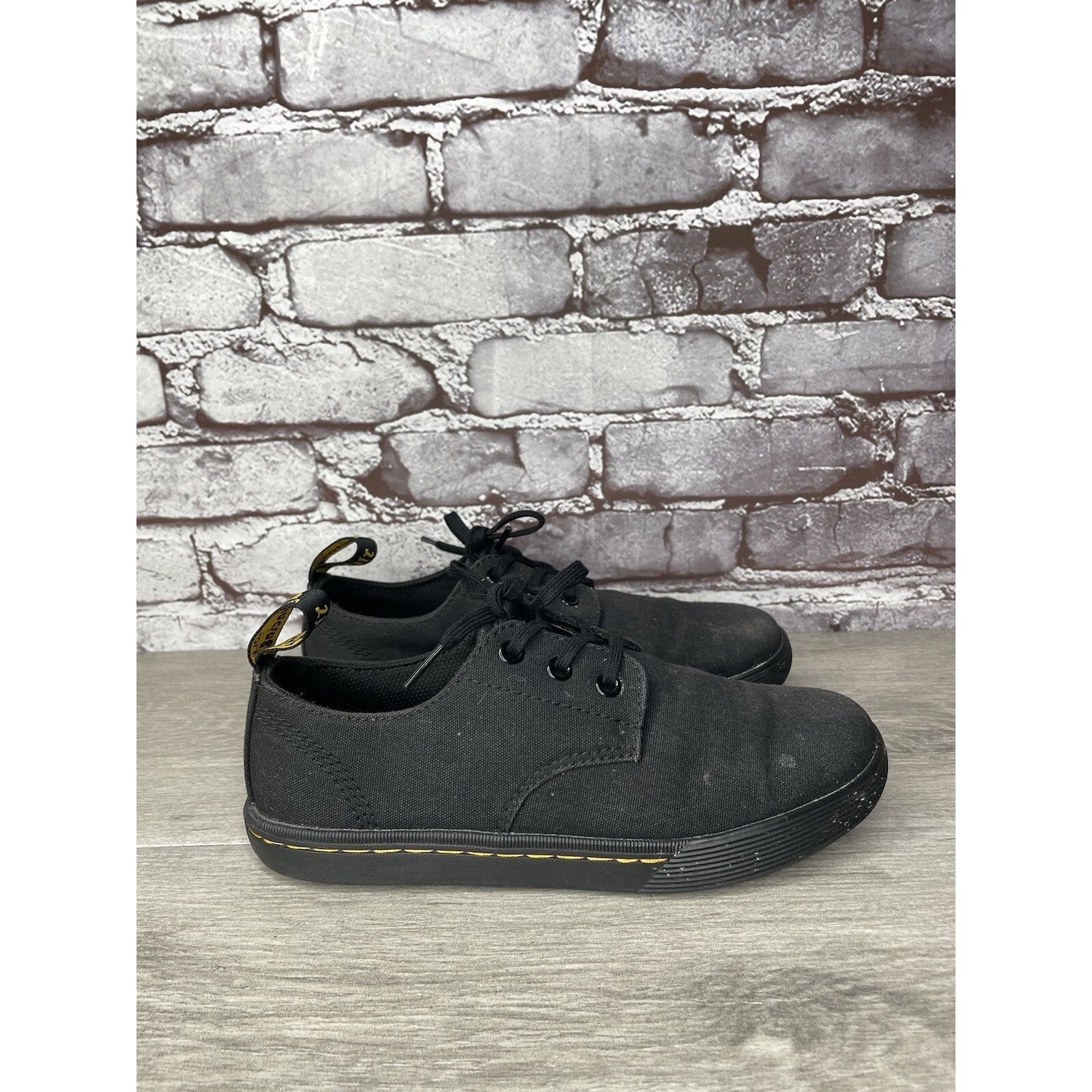 Dr. Martens Doc Dr. Martens SantAnita Black Airwair Casual Lace Up Shoes Size US 6 / IT 36 - 12 Thumbnail