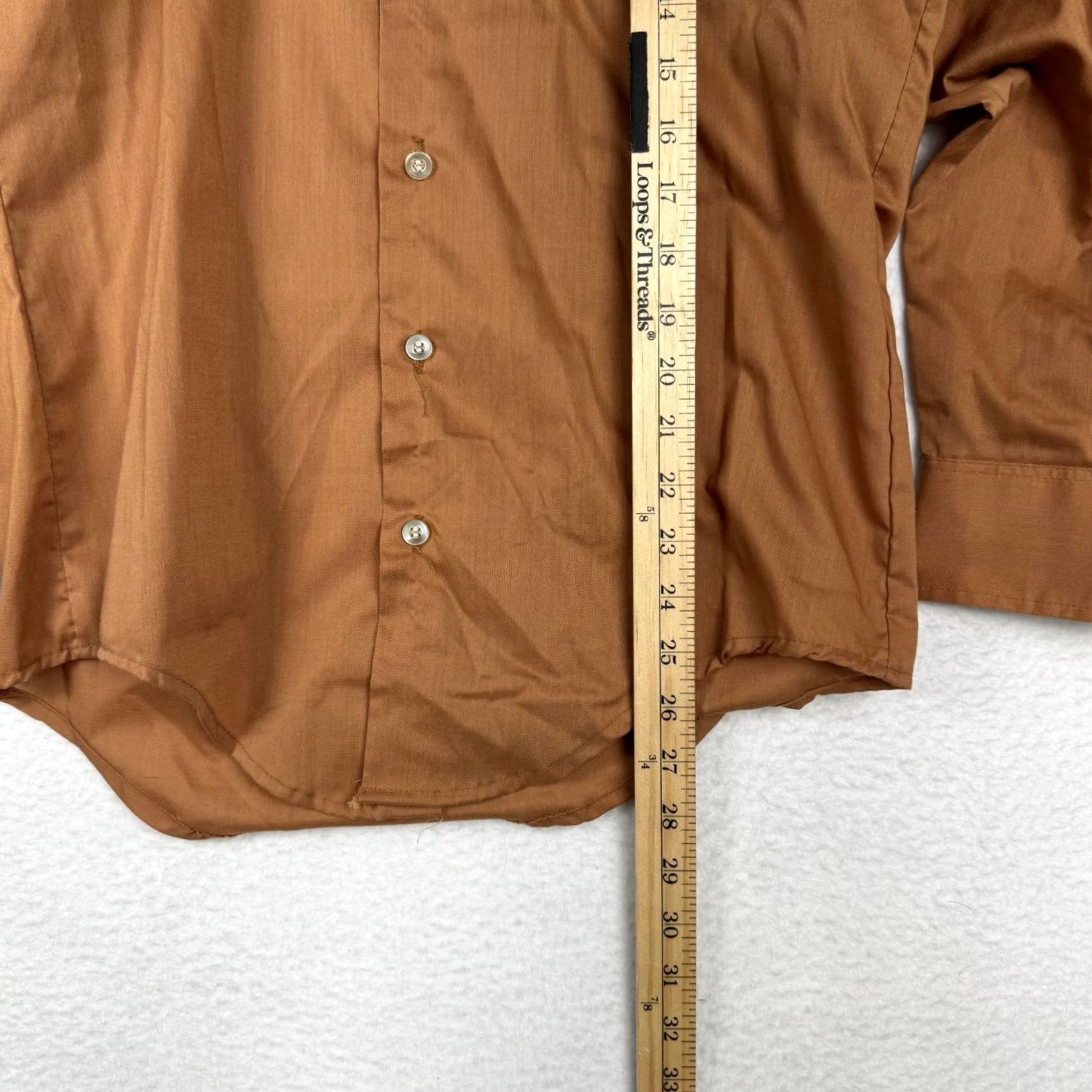 Vintage VINTAGE K Mart Western Shirt XL Men’s 14.5-32 Orange Rockabilly 1970s Long Sleeve USA Size US XL / EU 56 / 4 - 4 Thumbnail