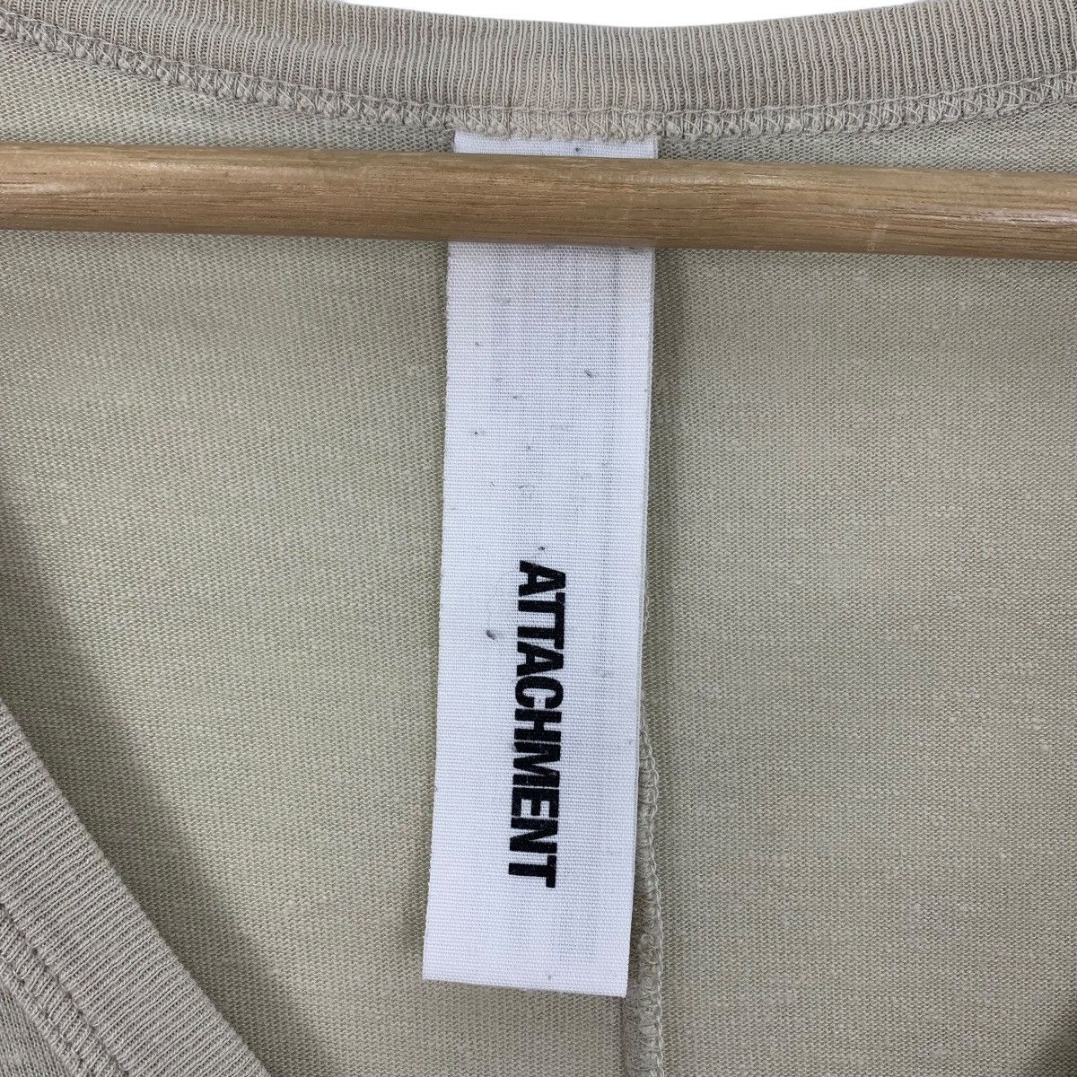 Attachment × Japanese Brand ATTACHMENT Long sleeve v neck plain tee Size S / US 4 / IT 40 - 3 Thumbnail