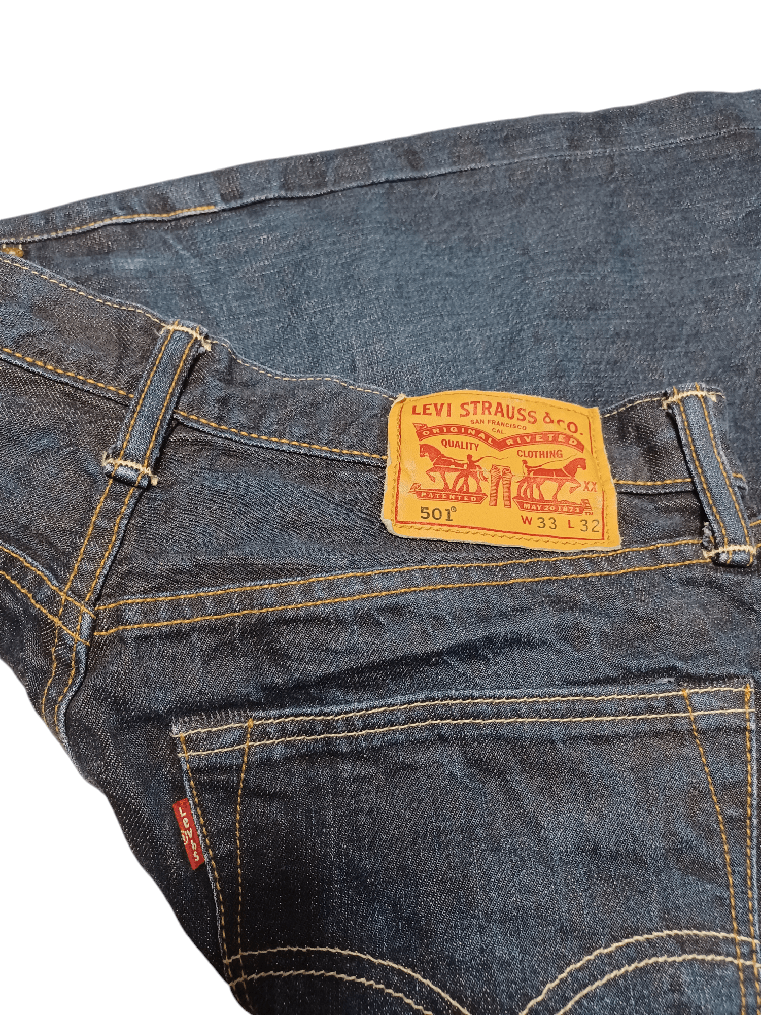 Levi's Vintage Clothing LEVI`S 501 VINTAGE MADE IN MEXICO W33 L32 JEANS DENIM Size US 33 - 4 Thumbnail
