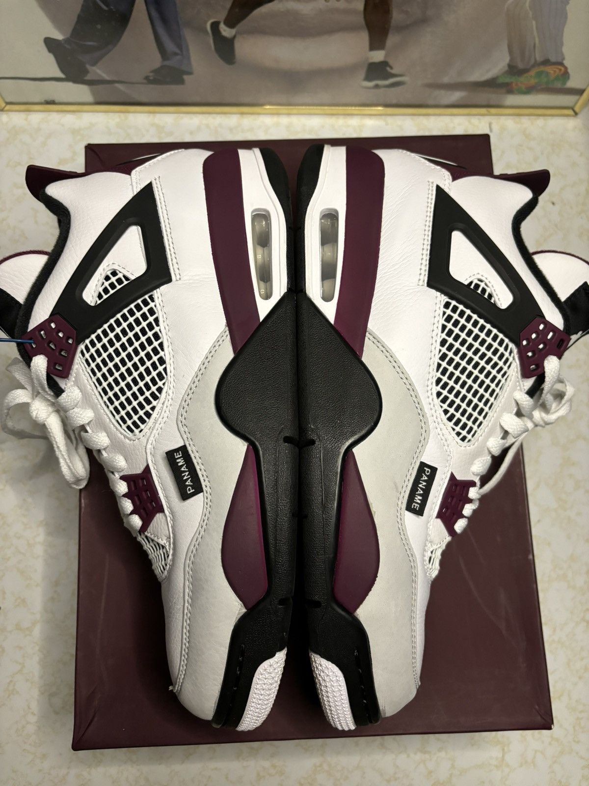 Jordan Brand Jordan Retro 4 “PSG” Size US 10.5 / EU 43-44 - 4 Thumbnail