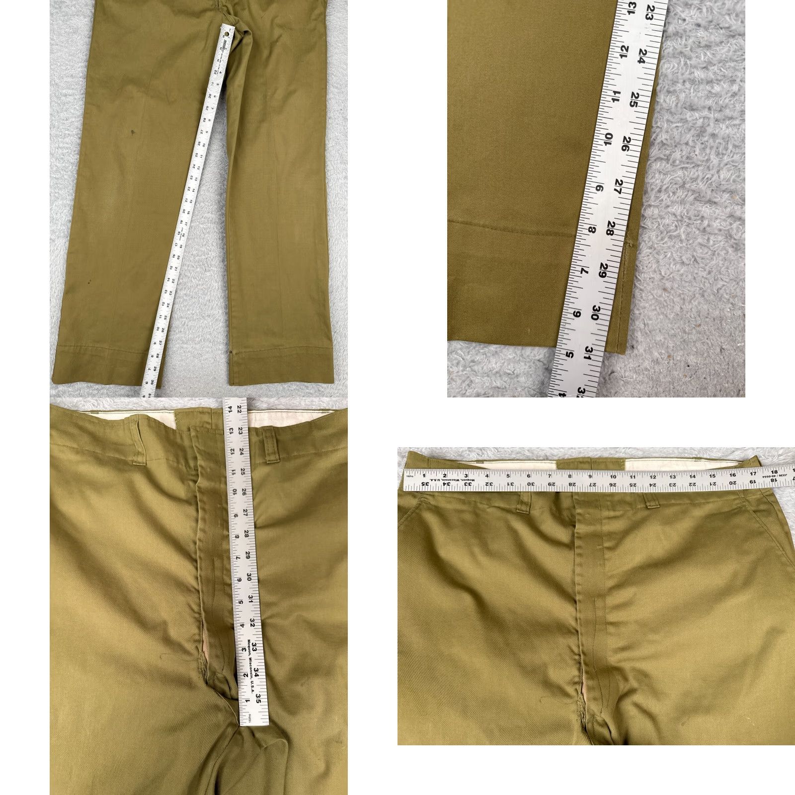 Vintage VINTAGE Boy Scouts of America Pants Men 34 Green Twill Cotton Official Uniform Size US 34 / EU 50 - 8 Thumbnail