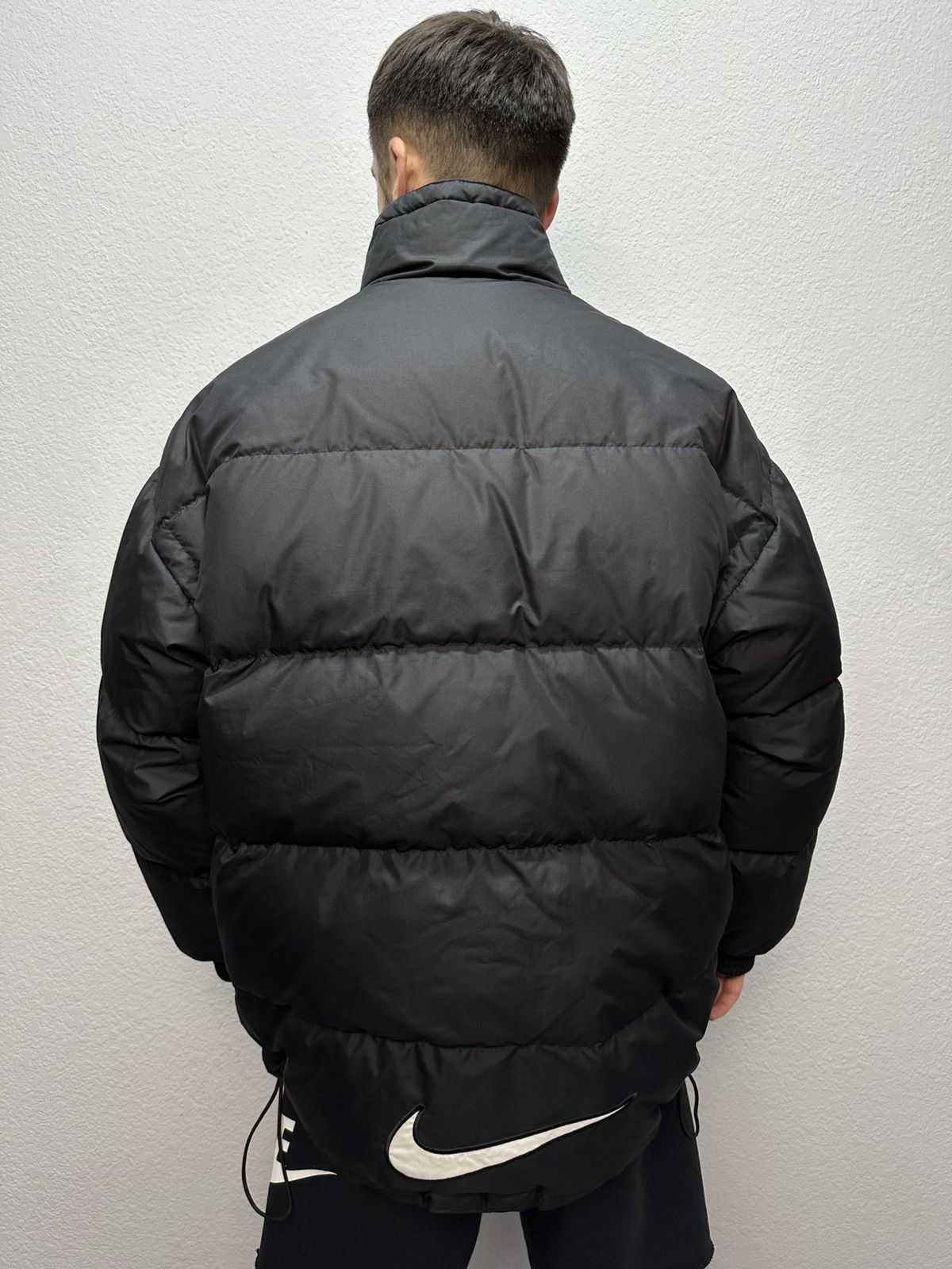 Nike Rare 90’s Vintage Nike Down Puffer Jacket Big Swoosh Logo Size US M / EU 48-50 / 2 - 9 Thumbnail