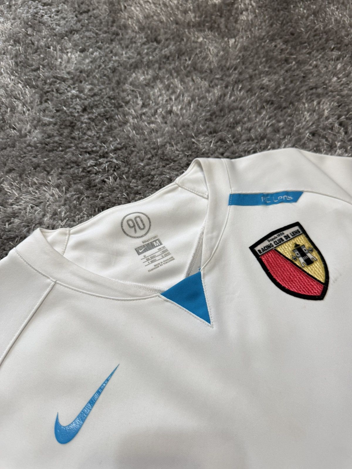 Vintage RC Lens 2005 2006 home 100 years CENTENARY shirt football Size US M / EU 48-50 / 2 - 2 Thumbnail